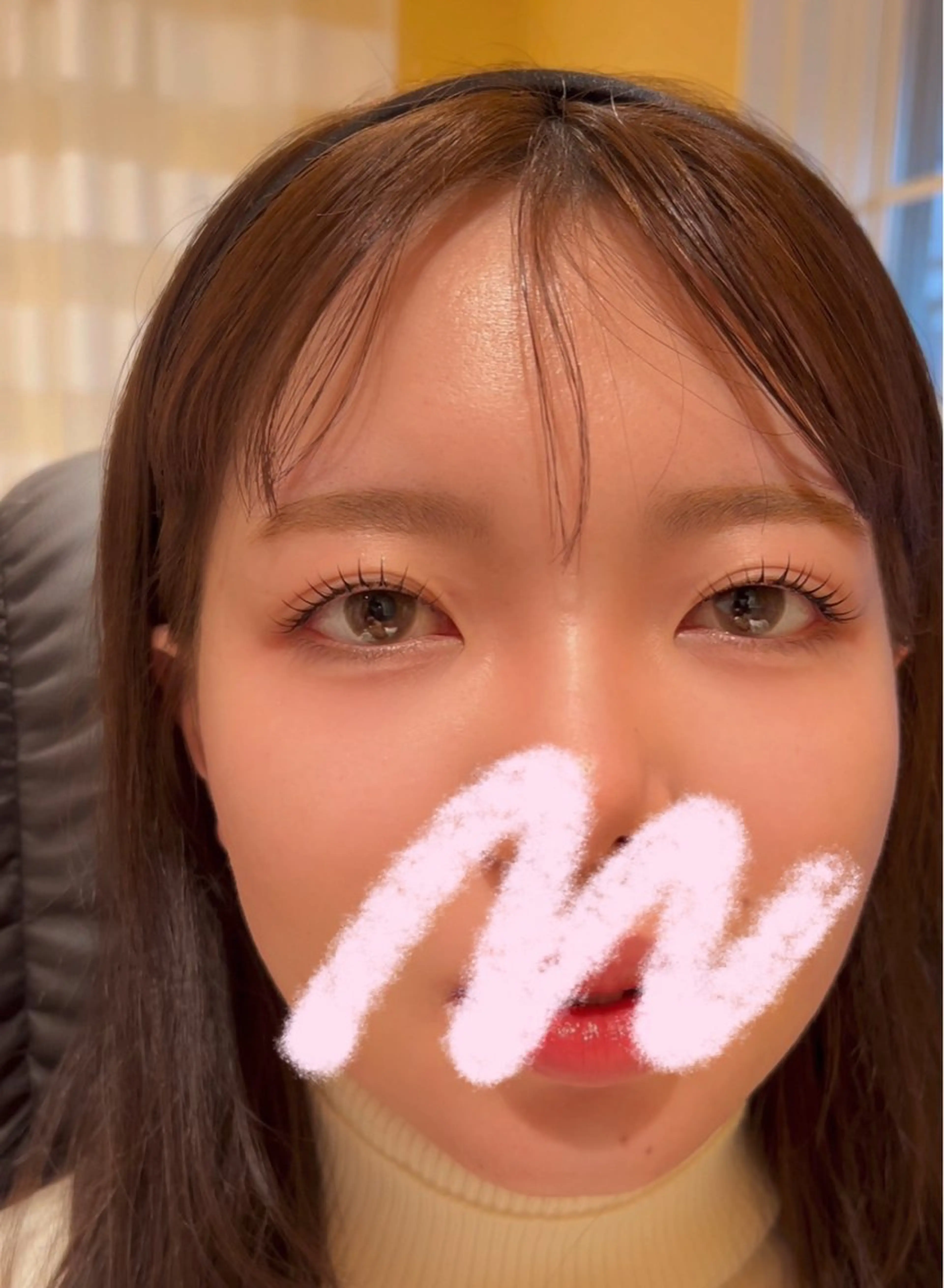 マツエク・マツパ 束感まつ毛 ナチュラル まつげパーマ マツパ Nono.所属・🎀Hana🎀 束感まつ毛のマツエク・マツパデザイン