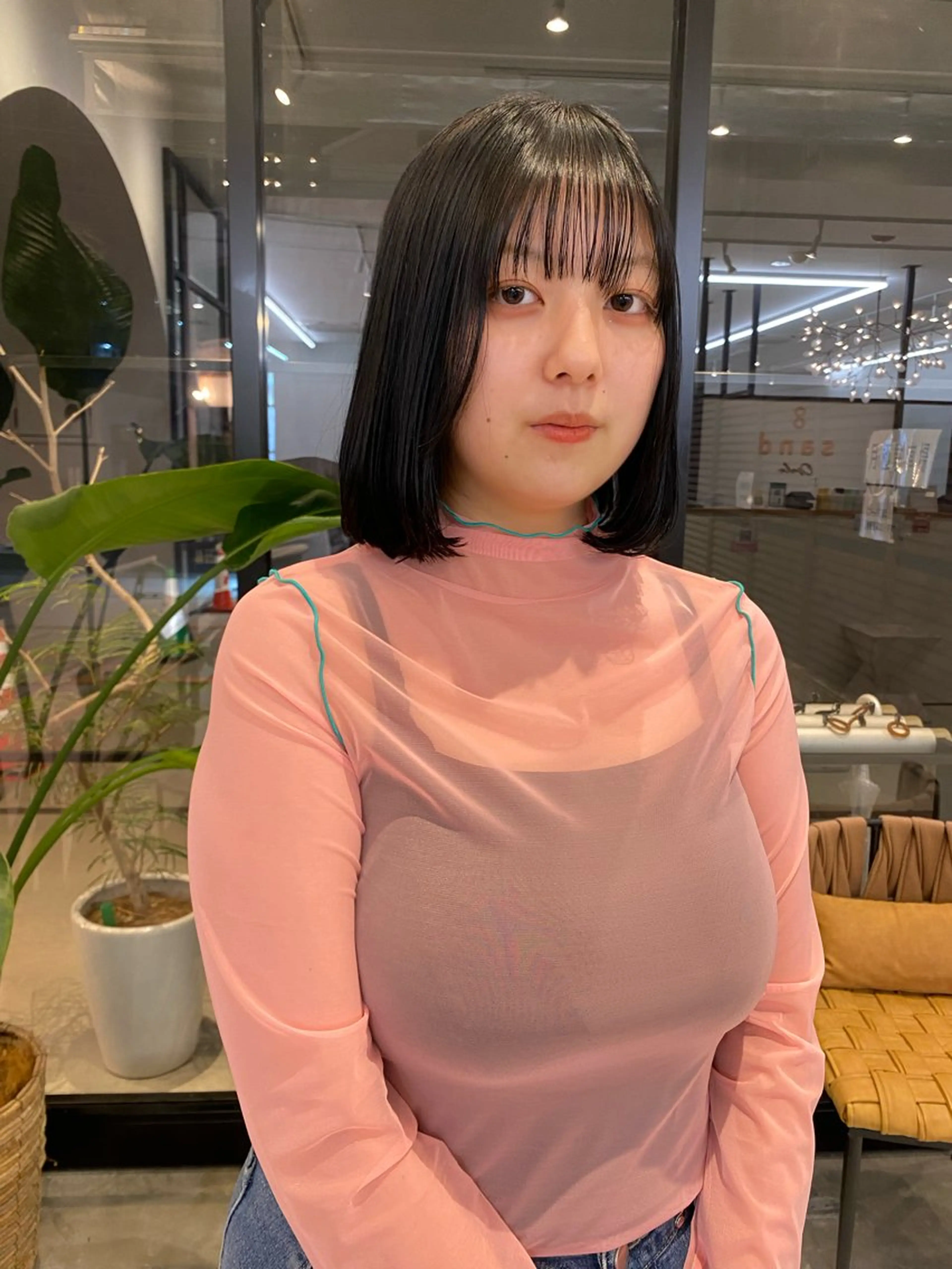 ショート カラー 地毛風縮毛/ 巻ける縮毛/山下凌生のヘアスタイル