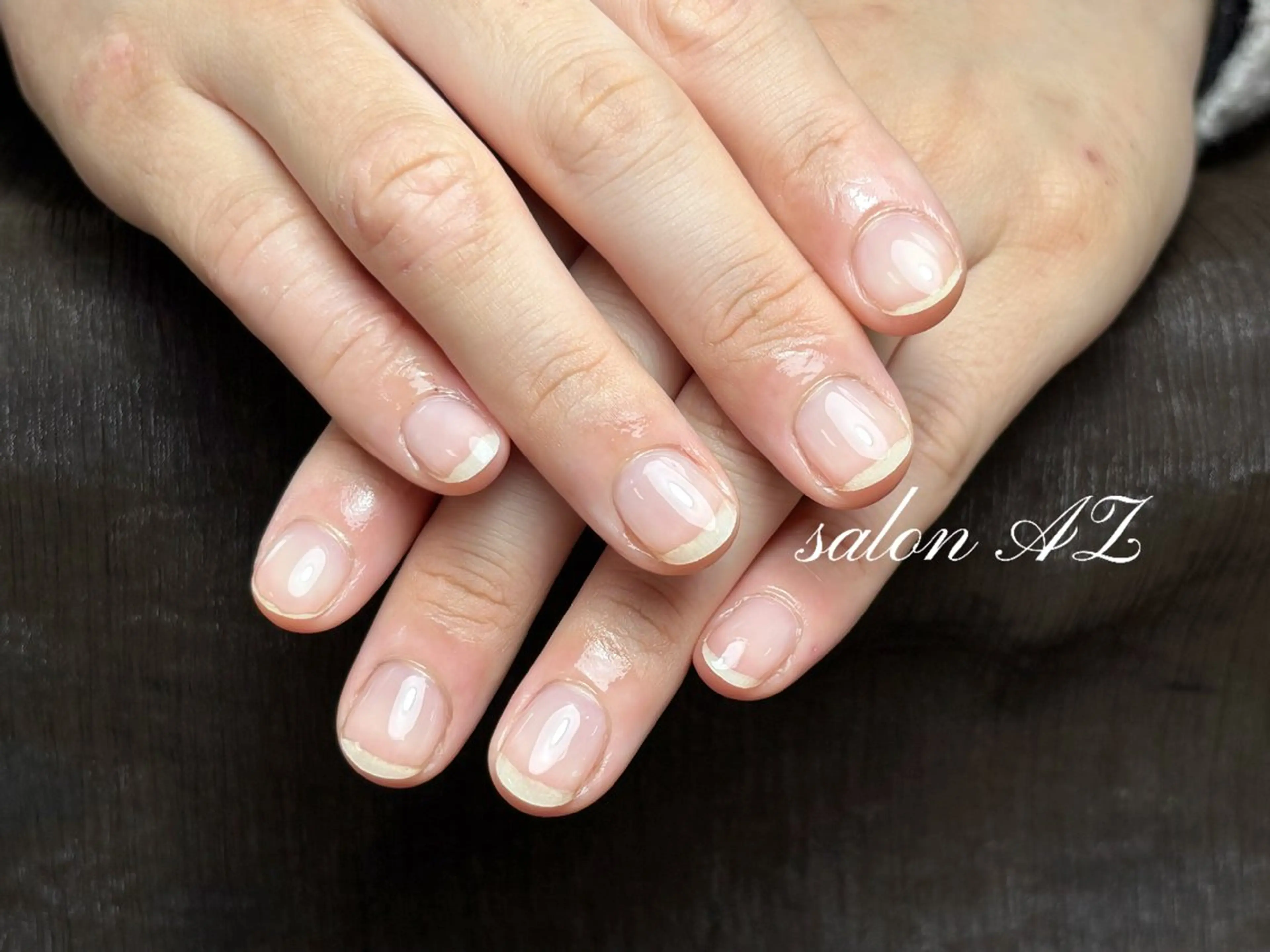 ネイル クリアネイル ジェルネイル ハンドネイル salonAZ トップネイリストのネイルデザイン
