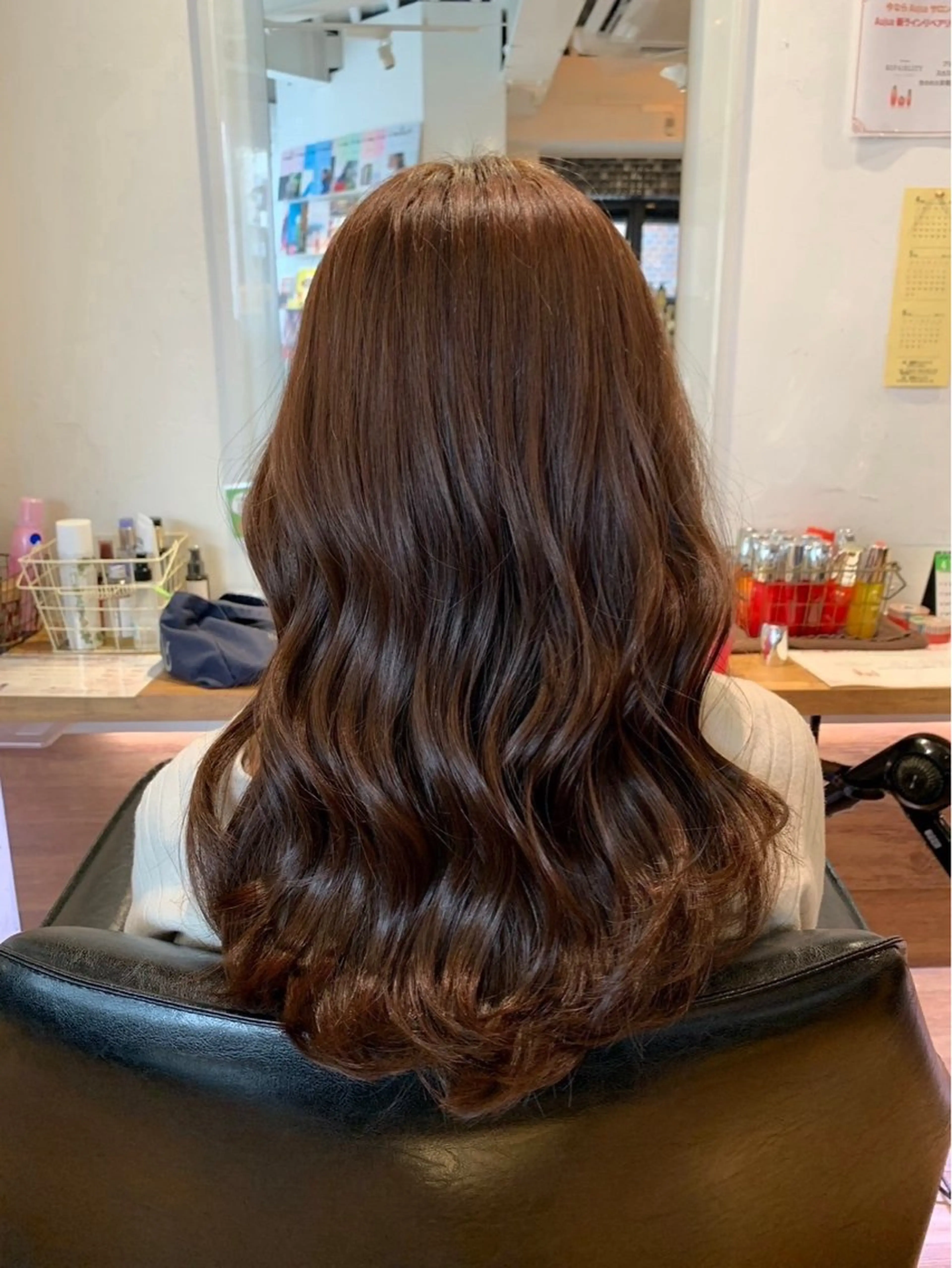 ロング 松永 直子のヘアスタイル
