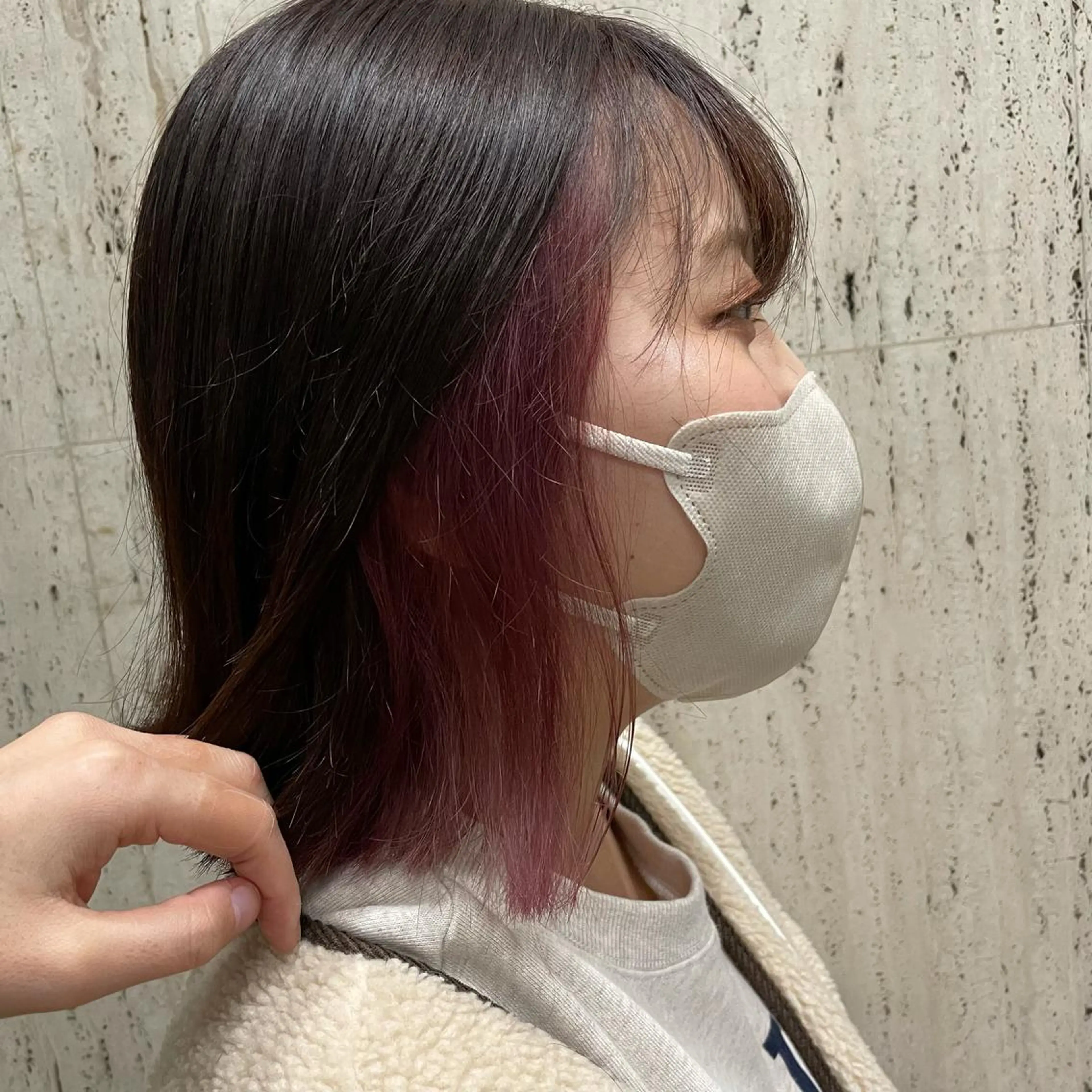 ミディアム カラー ヘアカラー トリートメント 🌼杉田 胡桃🌼のヘアスタイル
