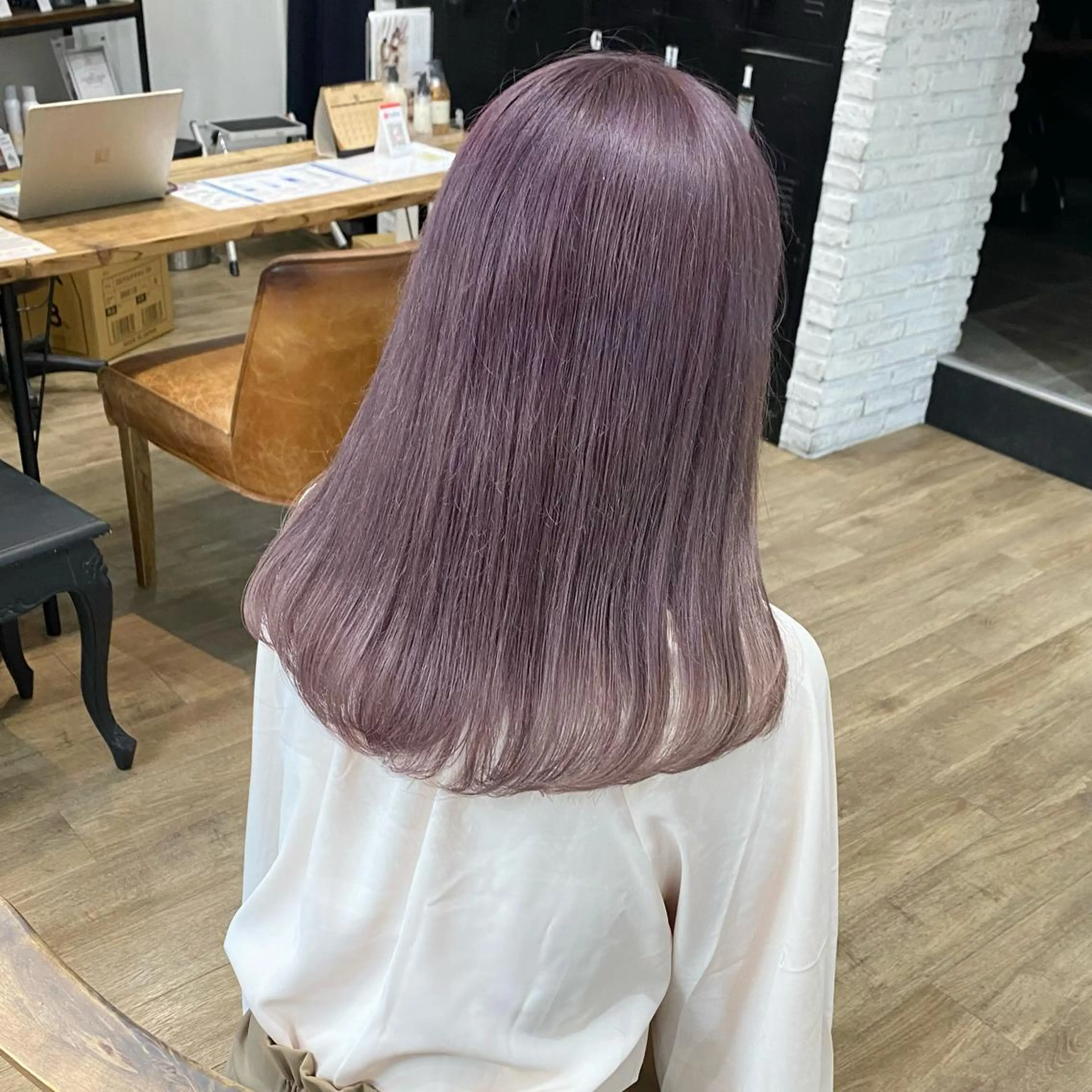 カラー ヘアカラー 🌷柔らかクリーミー 🤍kirari🌷のヘアスタイル