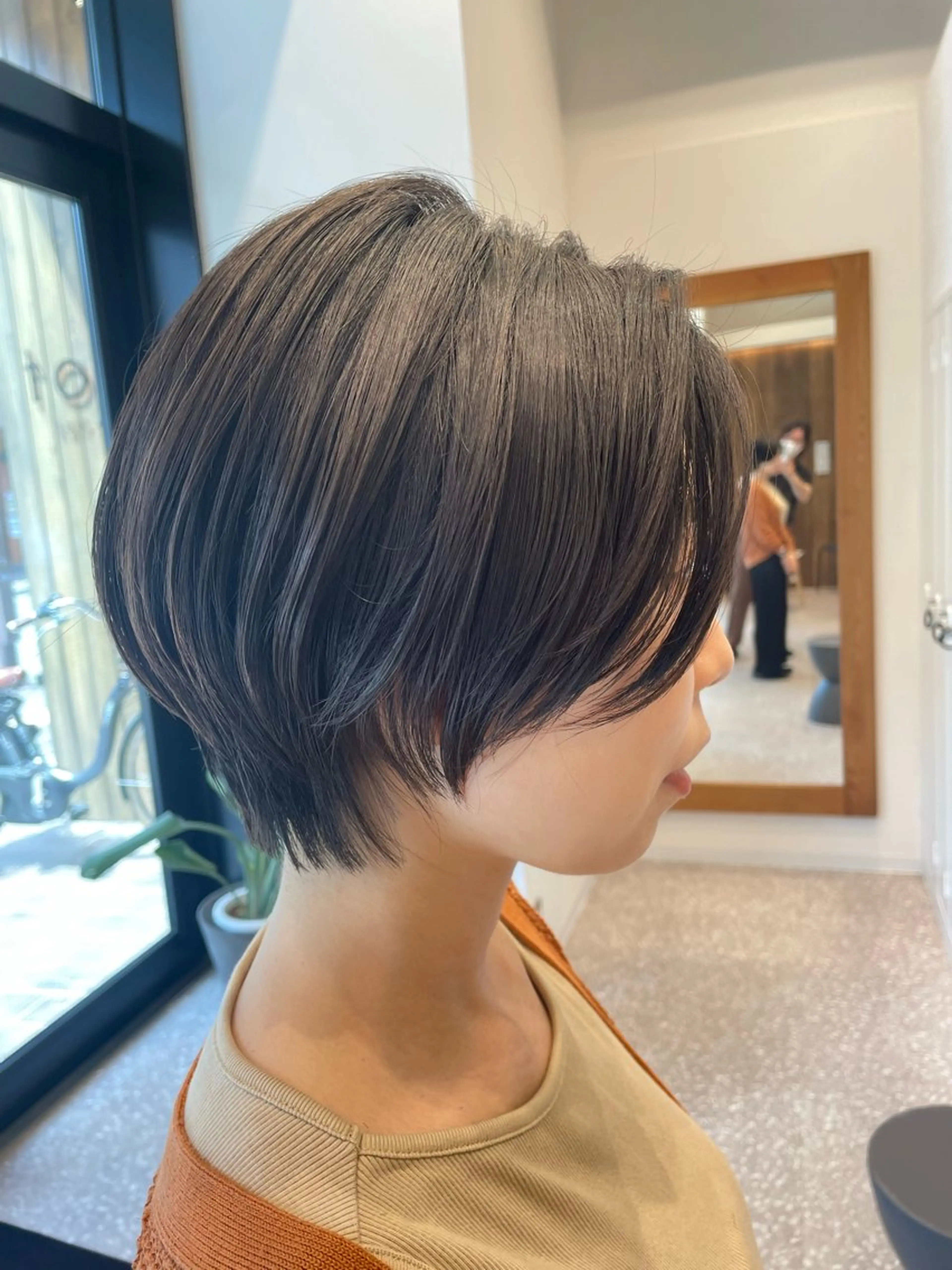ショート ショートボブ ボブ ショートヘア カット 荒木 理緒のヘアスタイル