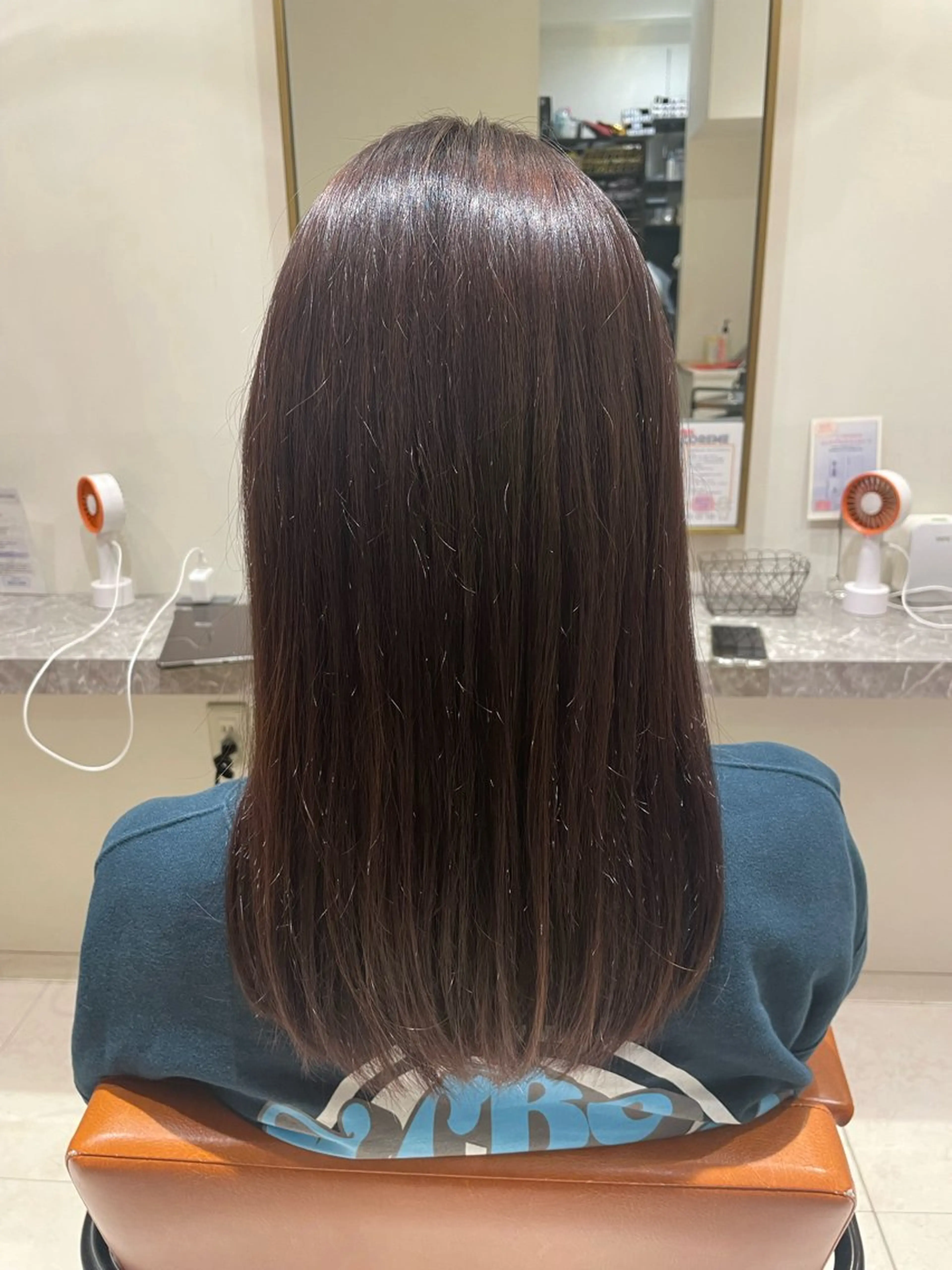 ロング カラー カット ヘアカラー トリートメント Merry Land日吉所属・暖色/ベージュ/ メンズ/鈴木彩のヘアスタイル