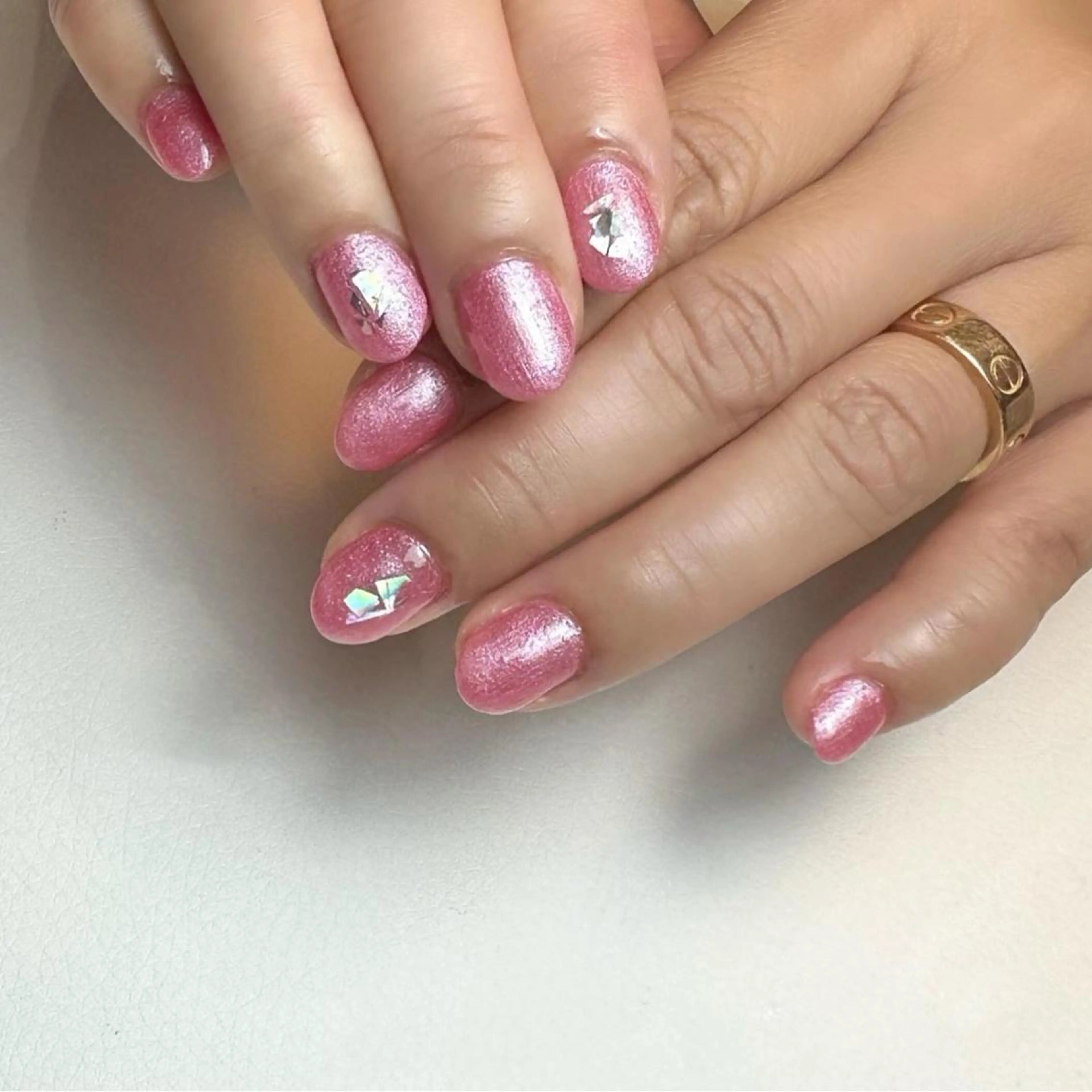 ネイル ピンク ハンドネイル Nail ameria megu所属・ameria meguのネイルデザイン