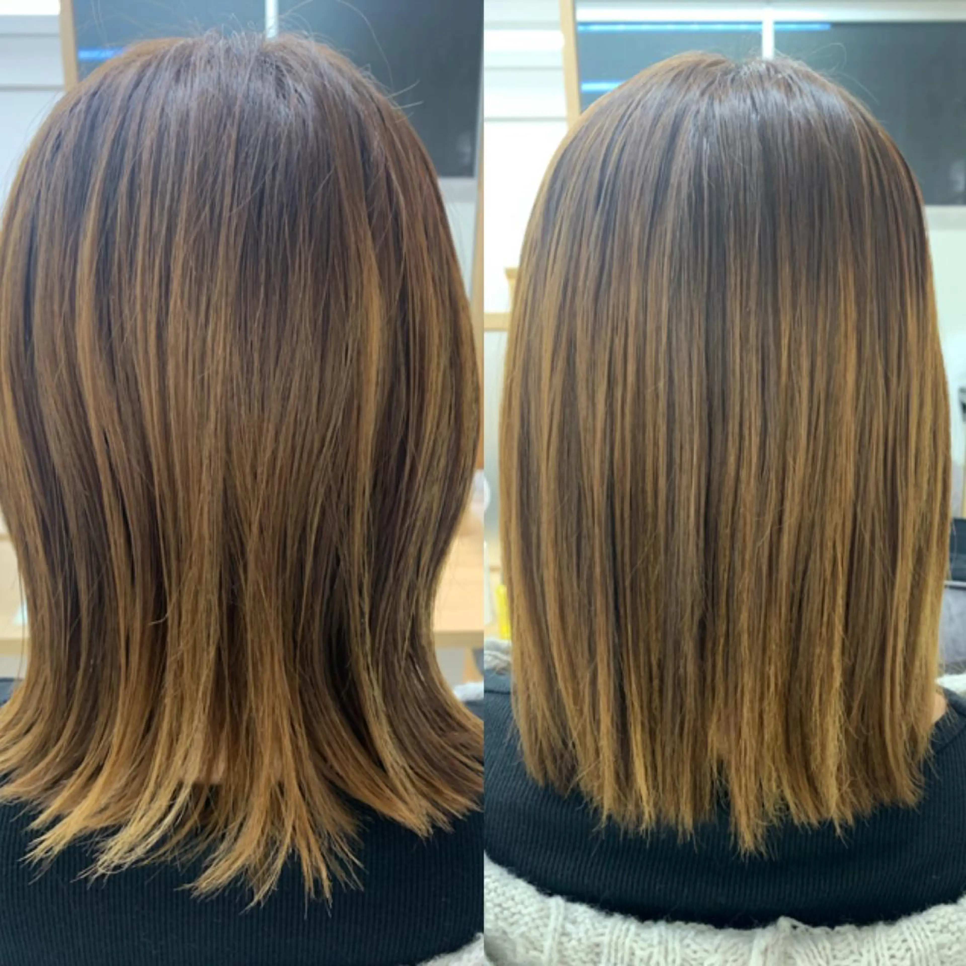 ミディアム 齊藤 来美のヘアスタイル