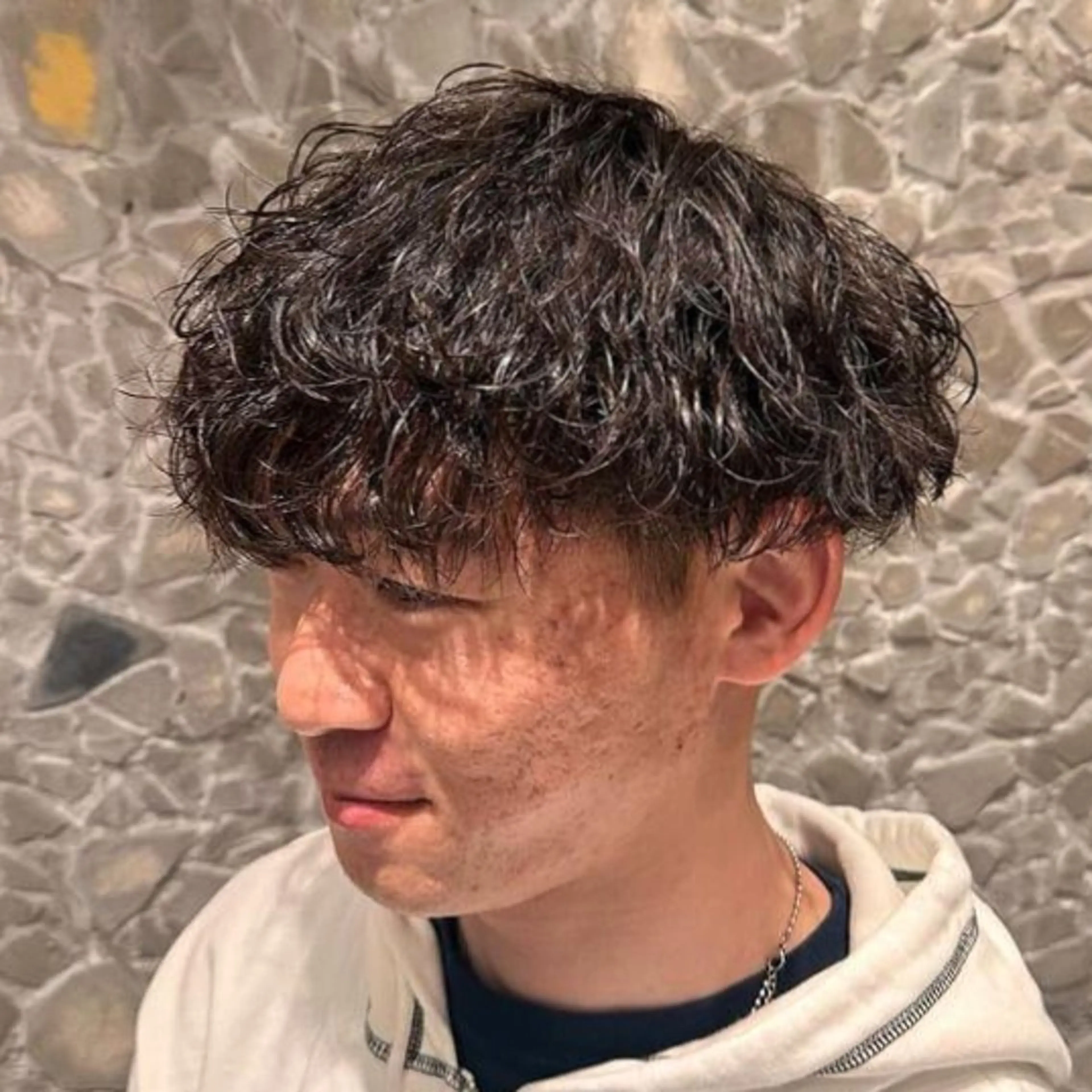 パーマ メンズ メンズパーマ 波巻きパーマ カット パーマ men's salon Gaudi三宮店所属・こだっく /メンズカットのヘアスタイル
