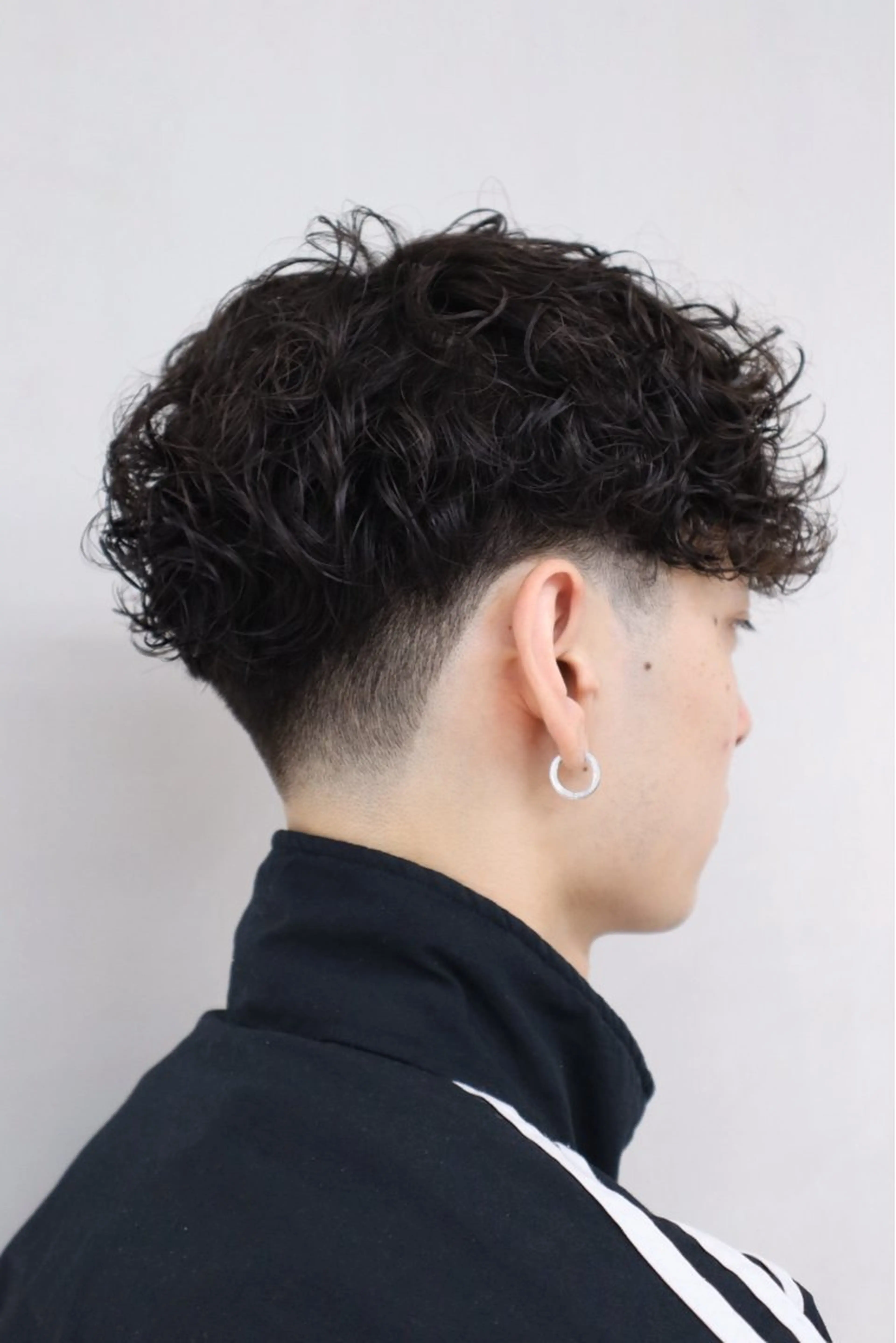 ショート パーマ メンズ カット パーマ トリートメント ヘアセット メンズ特化   西野 晴紀のヘアスタイル