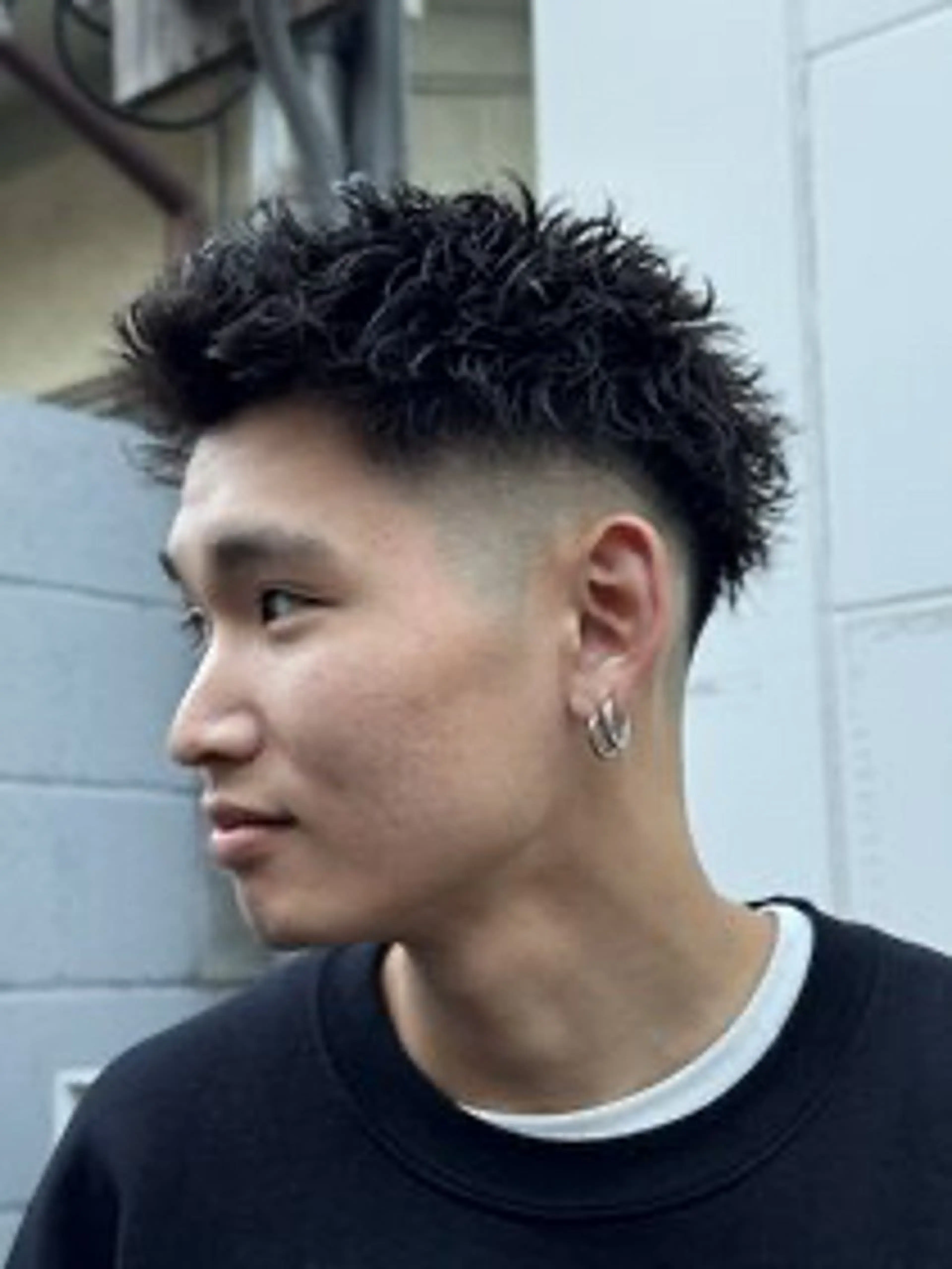 ショート パーマ メンズ メンズパーマ カット パーマ fifth 渡部竜馬のヘアスタイル