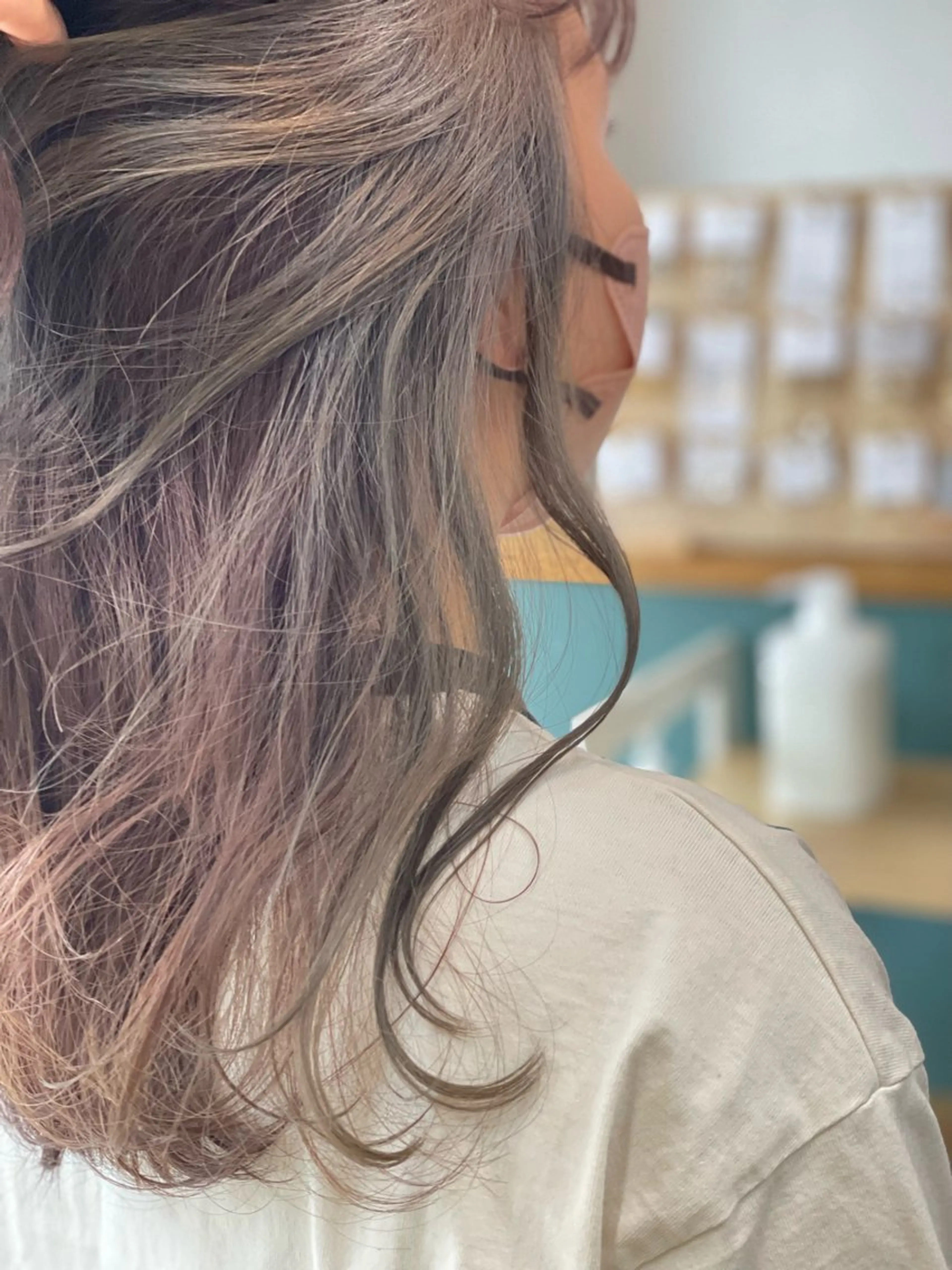ロング カラー イヤリングカラー Snaly カラー特化ページのヘアスタイル