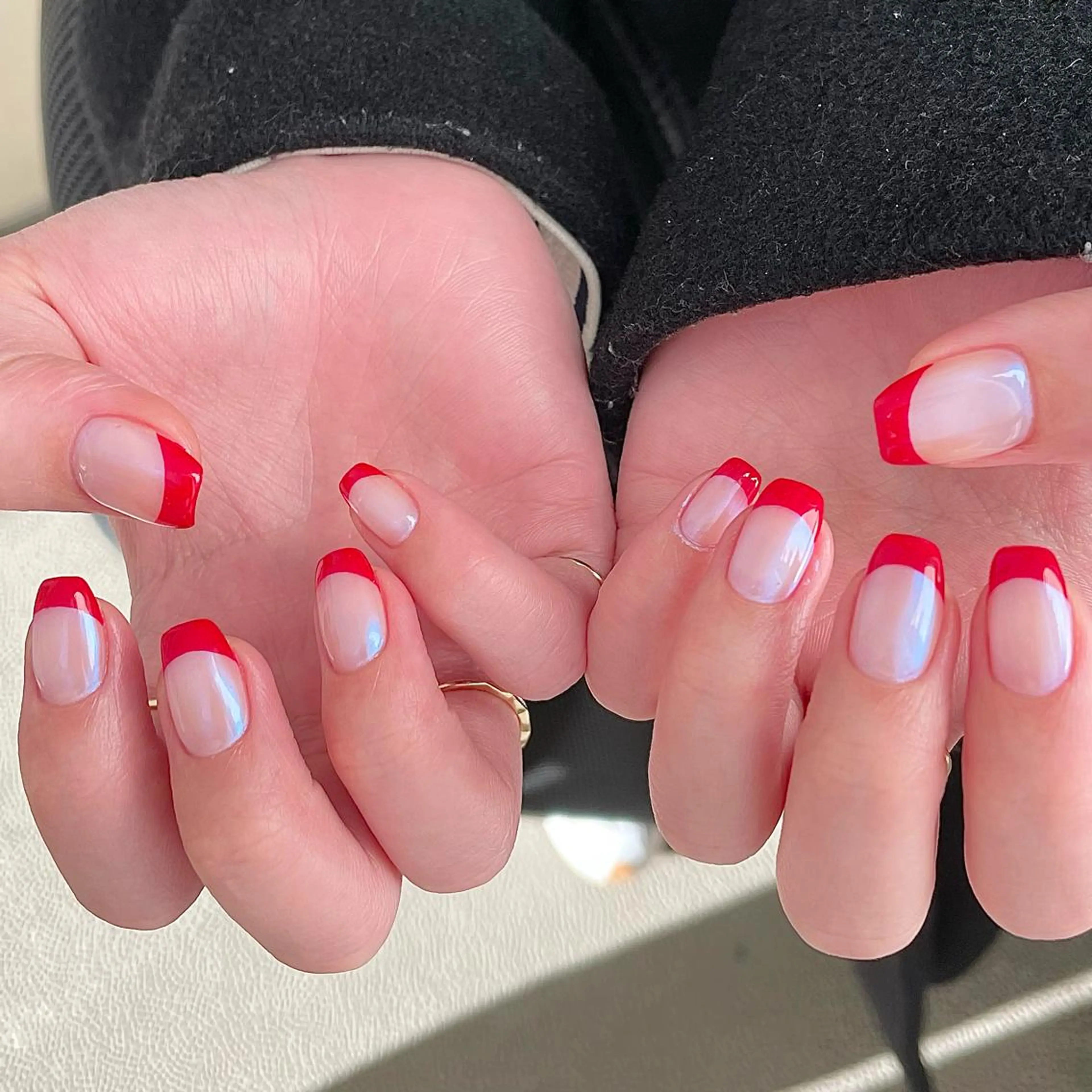 ネイル フレンチネイル ハンドネイル Nailsalon BLOOM🌷 山崎のネイルデザイン