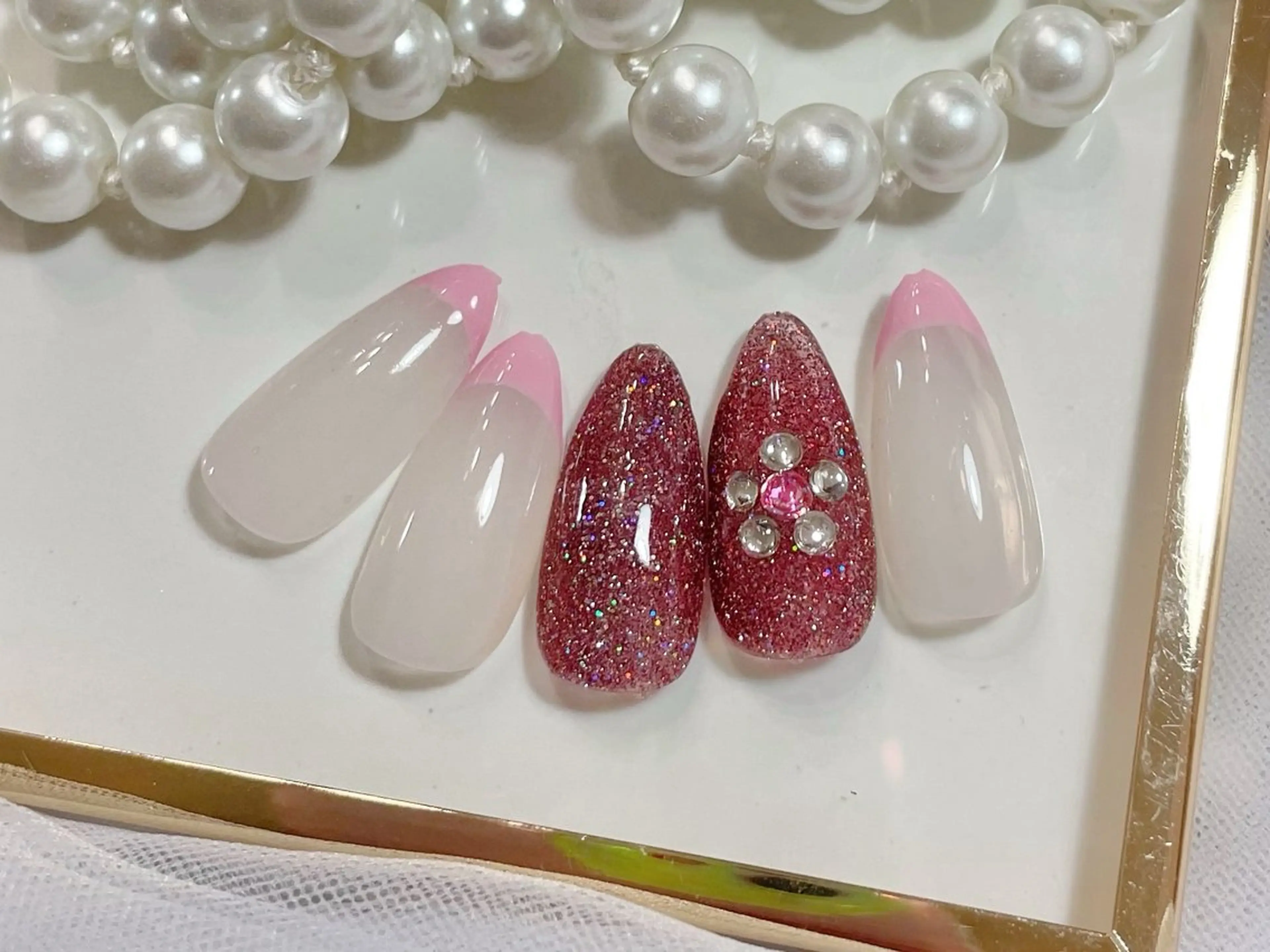 ネイル シンプルネイル ワンホンネイル 【パラジェル・フィルイン】Nailsalon　Merci東中野所属・Merci shigaのネイルデザイン