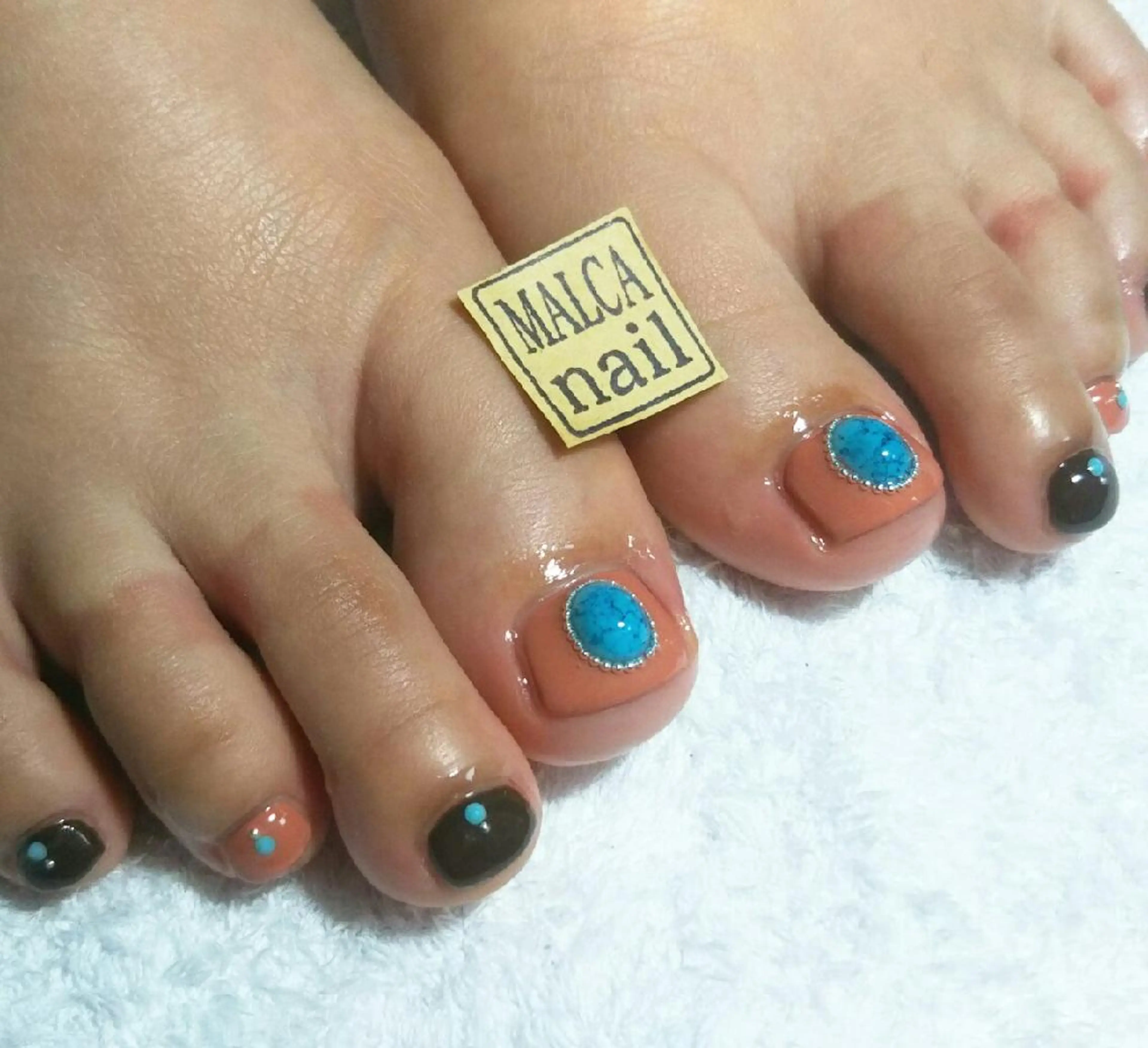 セミロング パーマ カラー キッズ ネイル マツエク・マツパ MALCAnail(マルカネイル)所属・荒木 莉奈のネイルデザイン