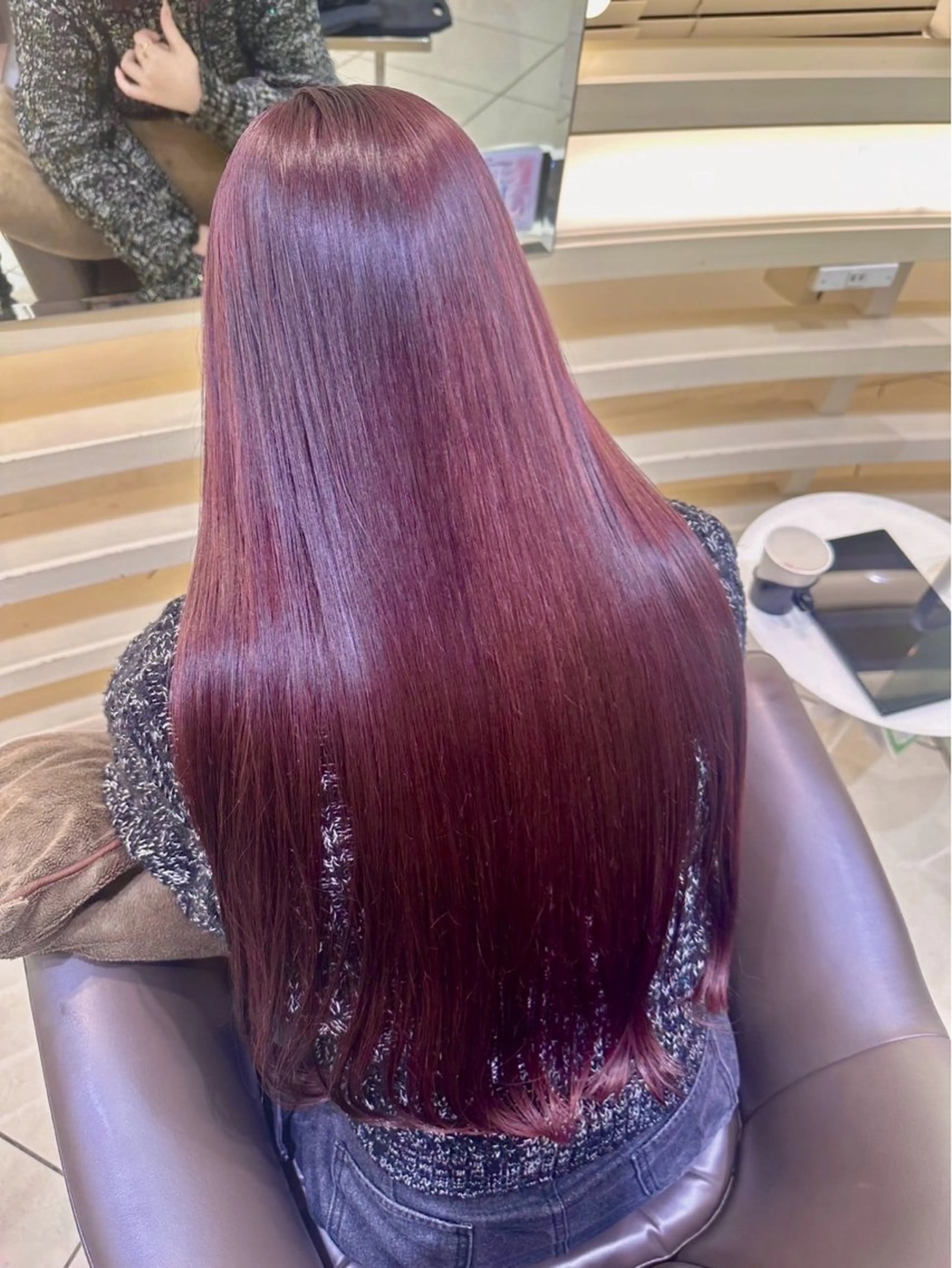 ロング 🤎ハイライト/ 耳ツボジュエリー🤎のヘアスタイル