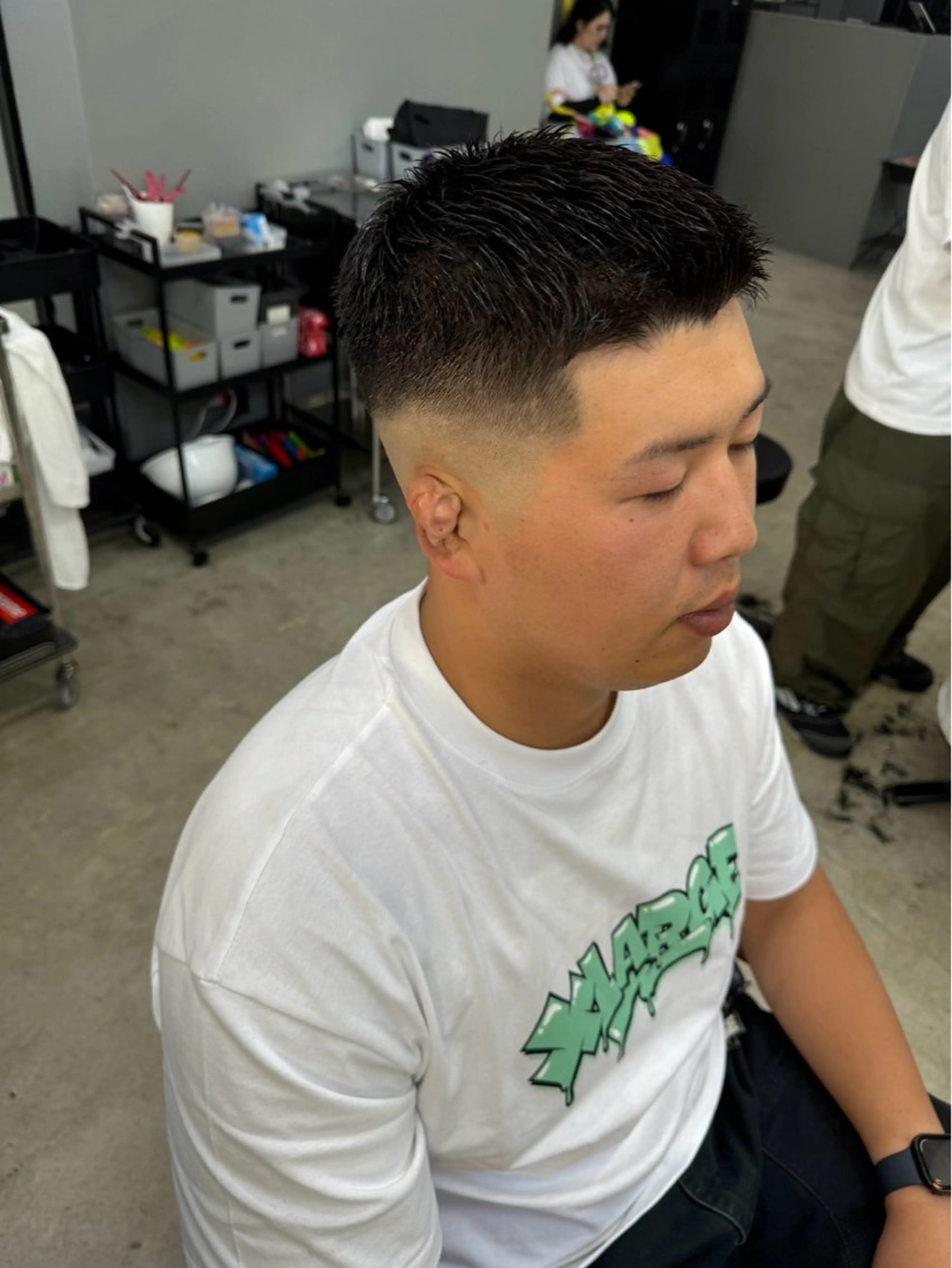 ショート メンズ メンズ専門サロン wokeのヘアスタイル