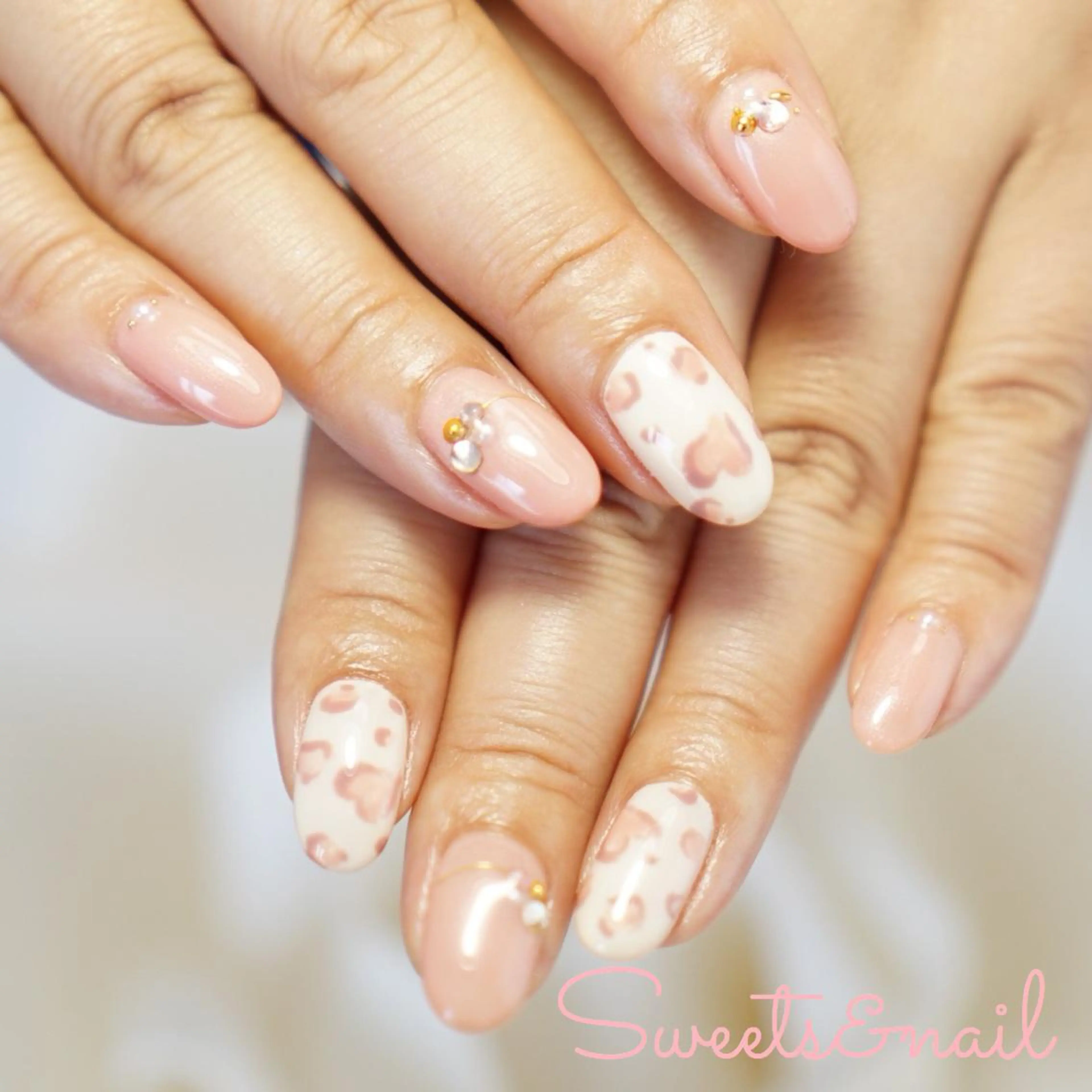 ネイル アニマル柄 ハート Sweets &nailのネイルデザイン
