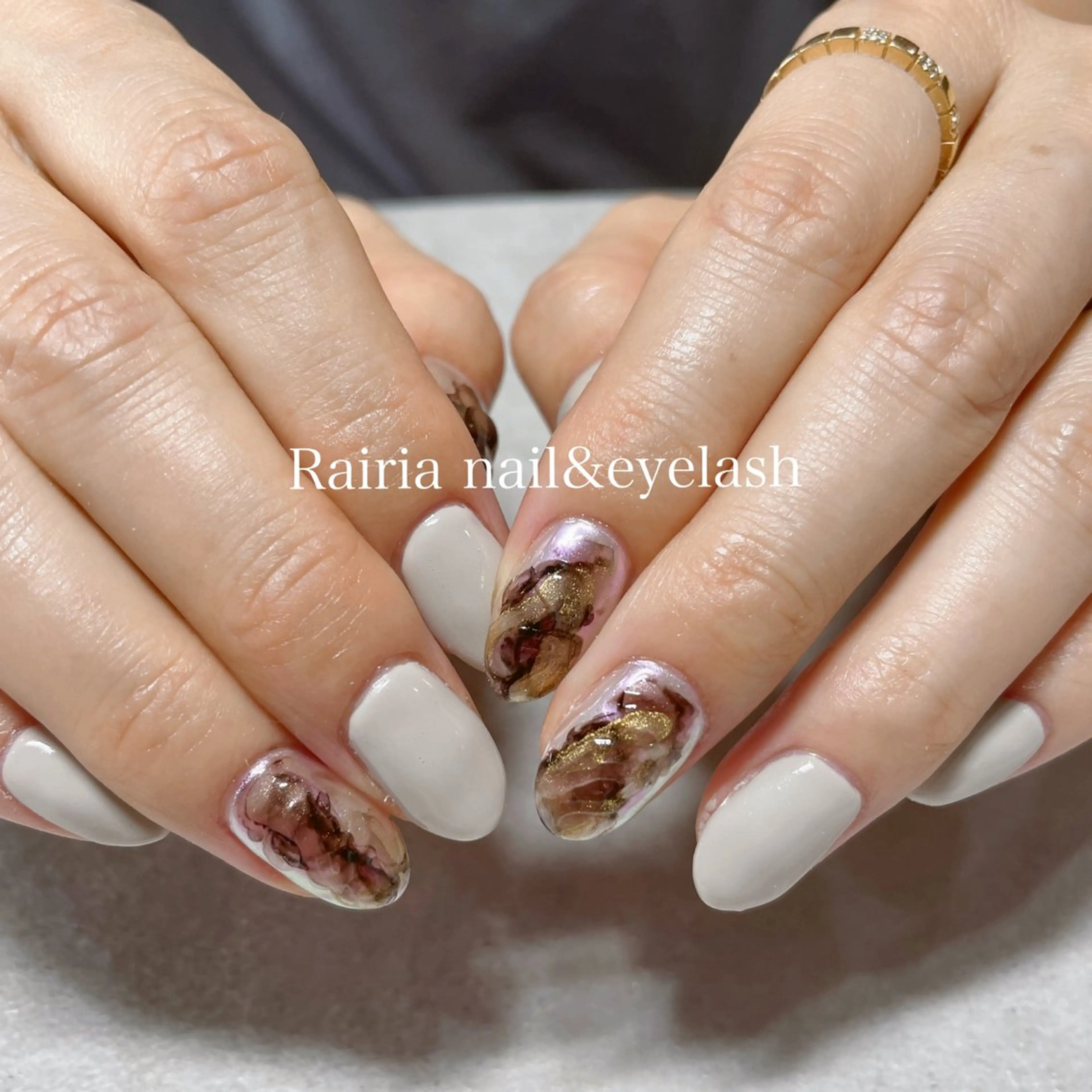 ネイル 持ち込み ハンドネイル Rairia nail&eyelash小岩店所属・Rairianail 小岩店のネイルデザイン