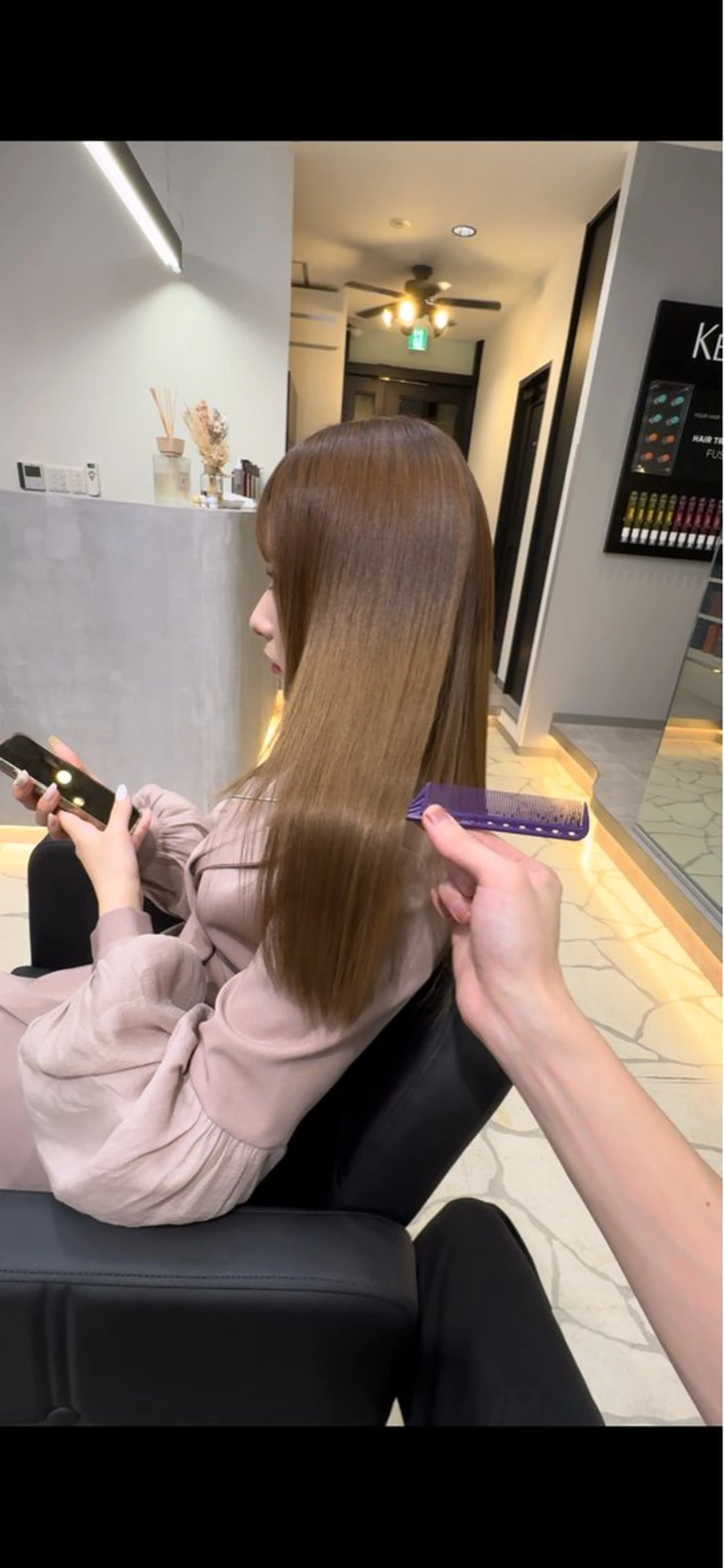セミロング エクステの神様 ▫️原島ユウヤ▫️のヘアスタイル