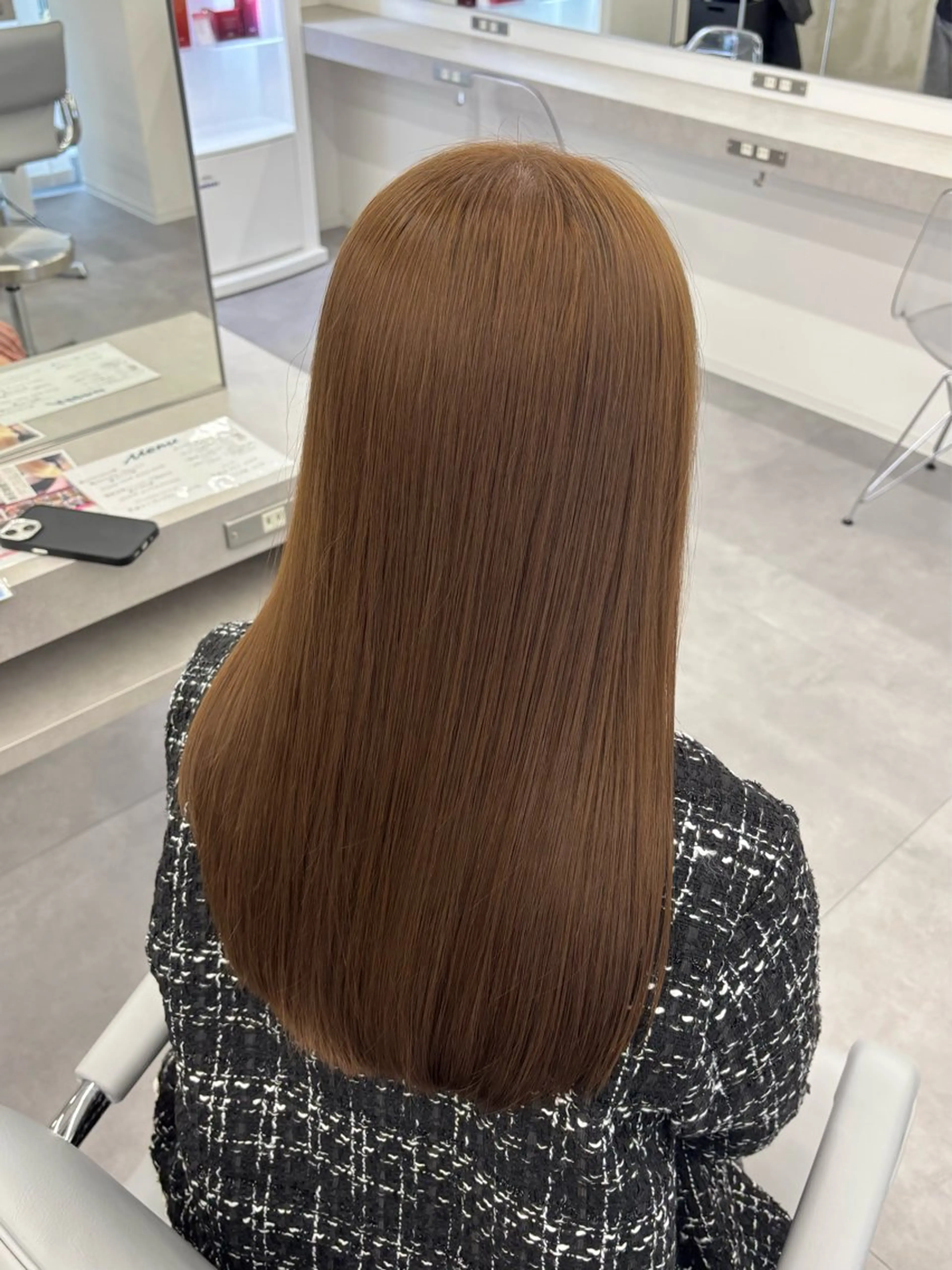 ロング カラー ヘアカラー 🥨ケアブリーチ🥨 栄 かのんのヘアスタイル