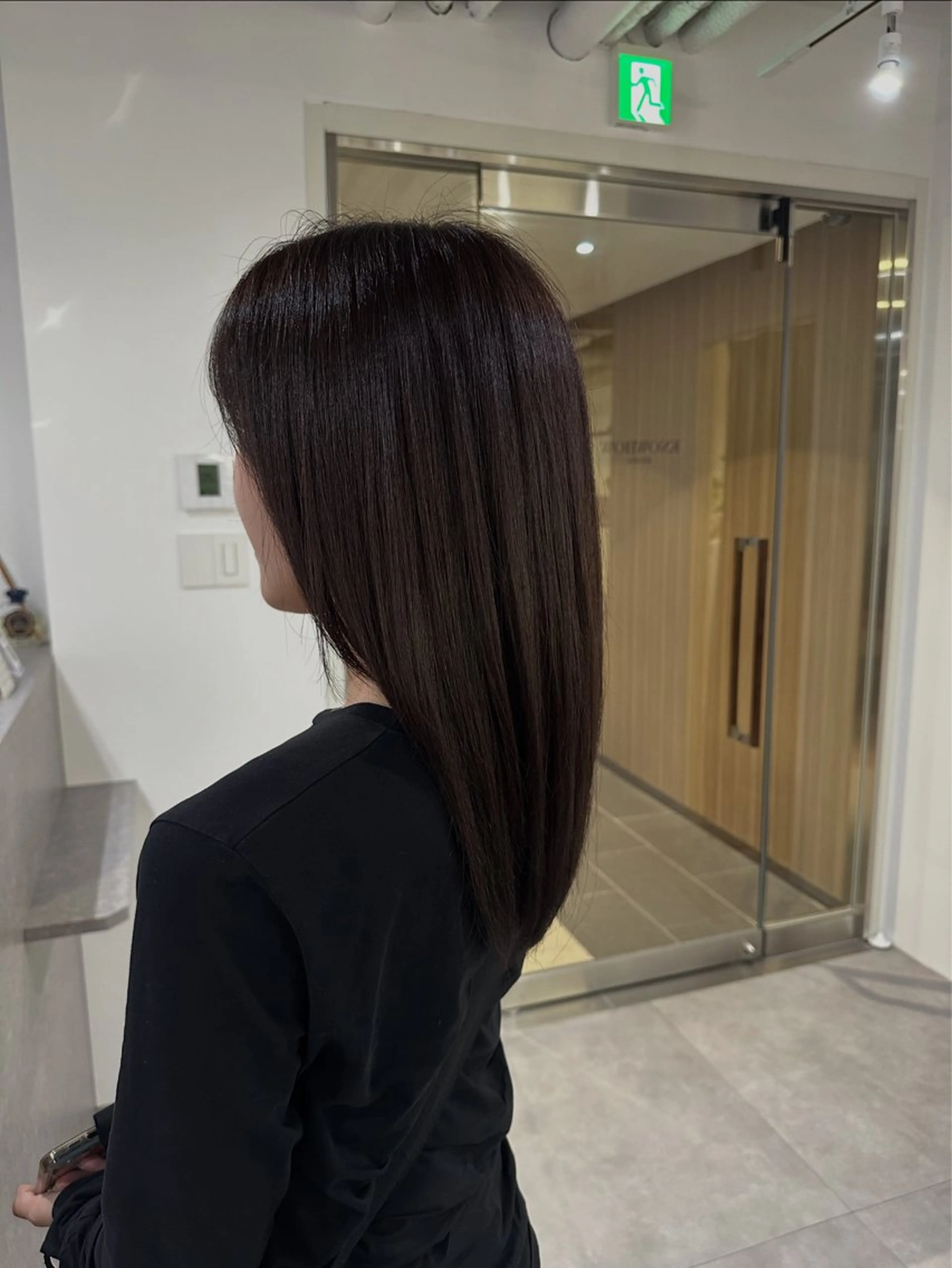 セミロング カット アンニュイヘア/ 顔周りカット/眞弓萌のヘアスタイル