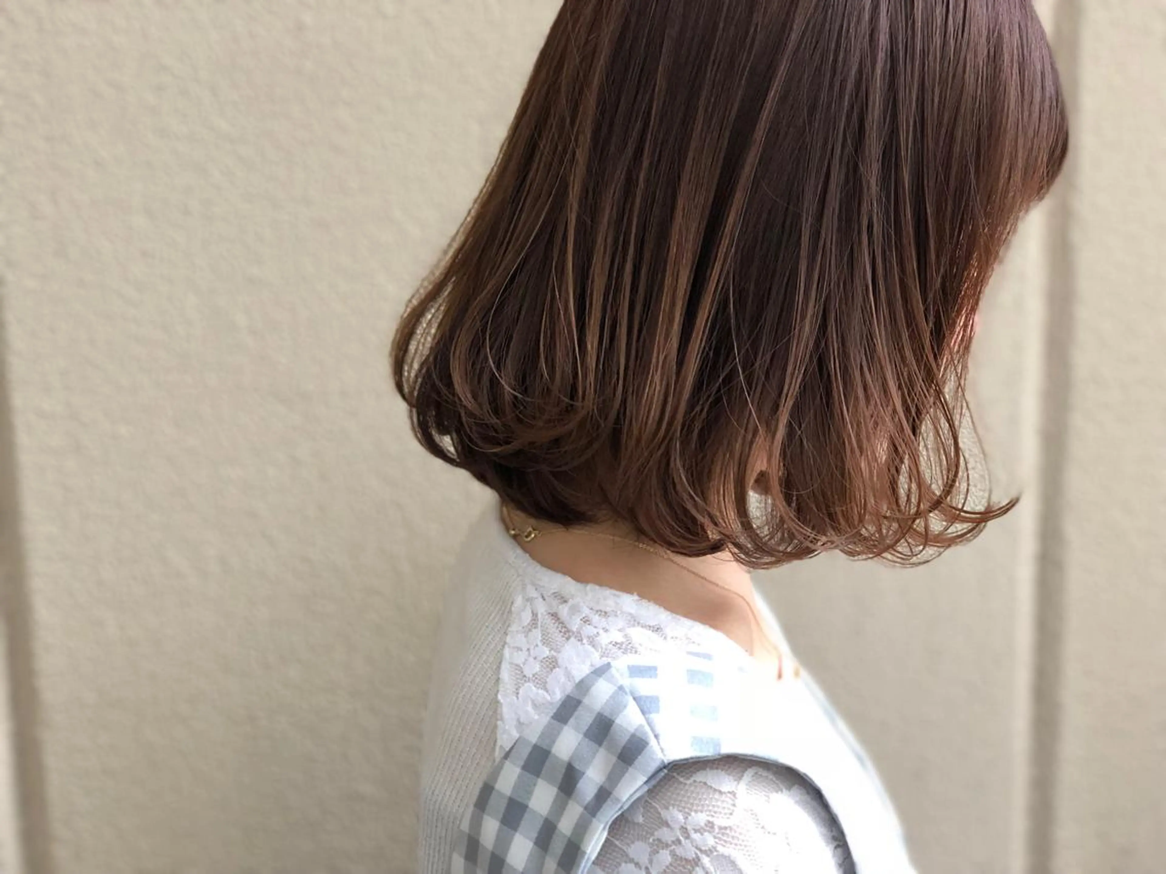 ミディアム ボブ カット ヘアカラー ウルフ、ボブ美容師 今井のヘアスタイル