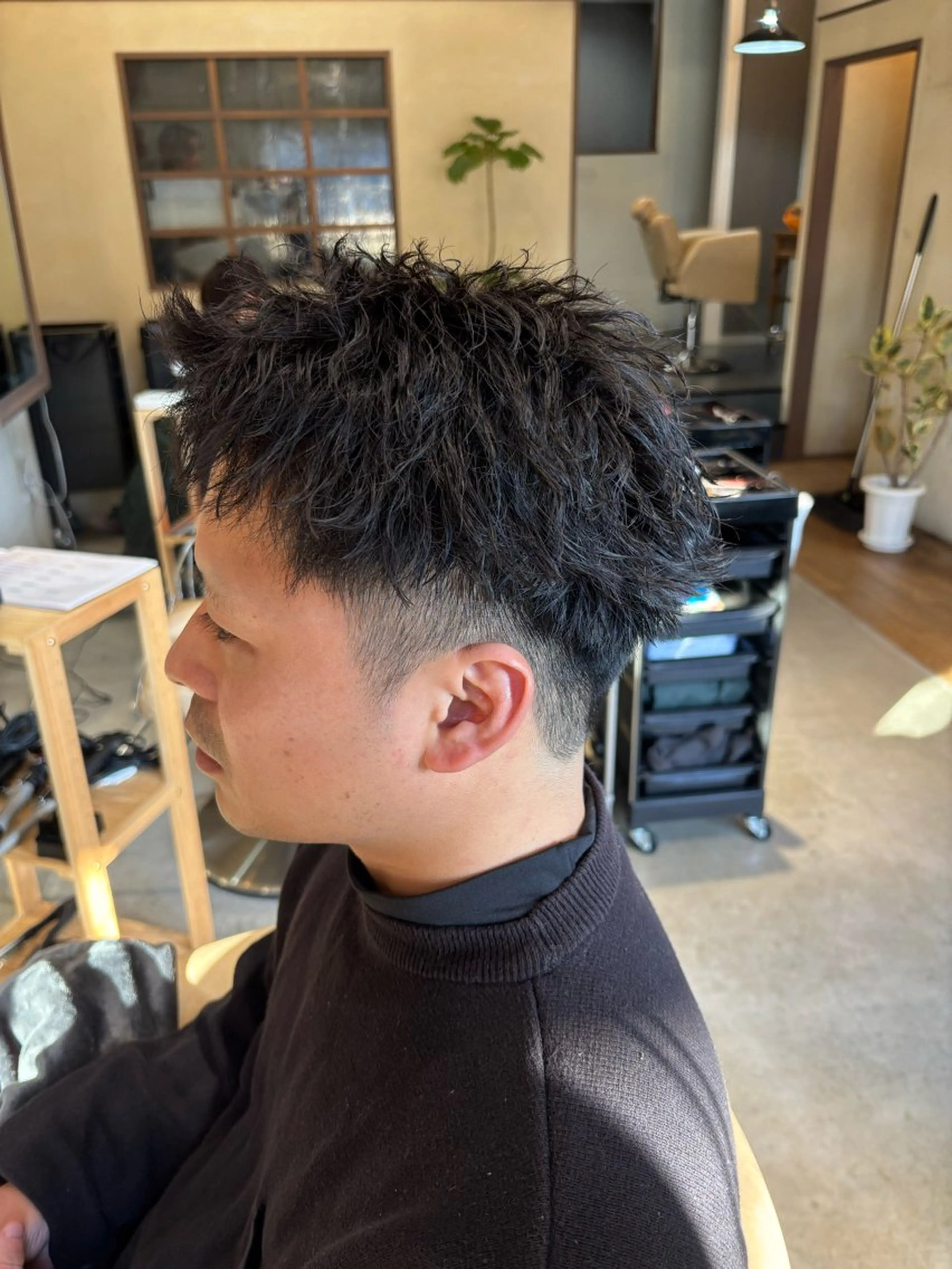 ショート メンズ カット パーマ トリートメント 鹿児島 TSUBASAのヘアスタイル