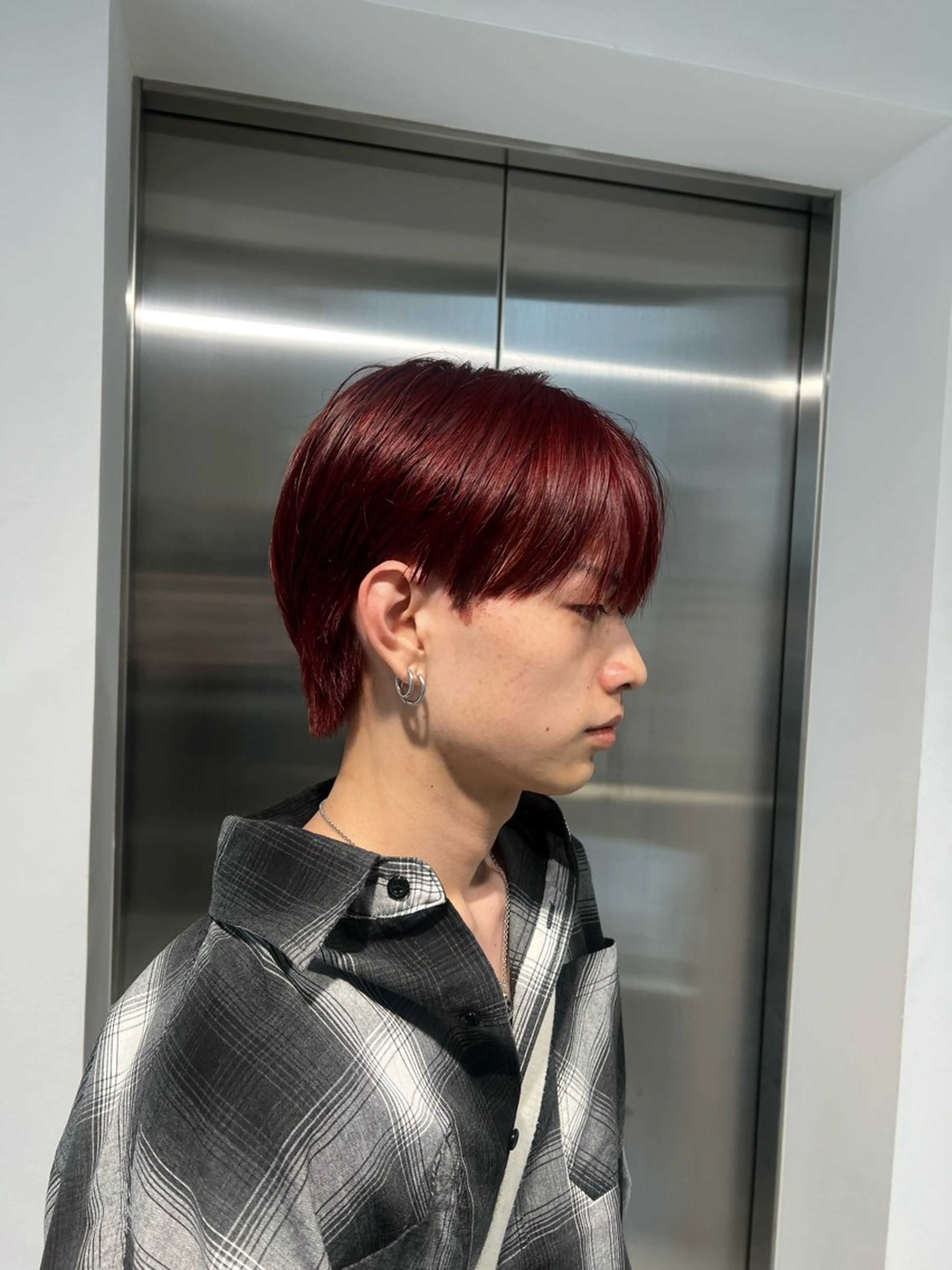 ショート カラー メンズ カット ヘアカラー トリートメント ブリーチなし 透明感🔅KANTAのヘアスタイル