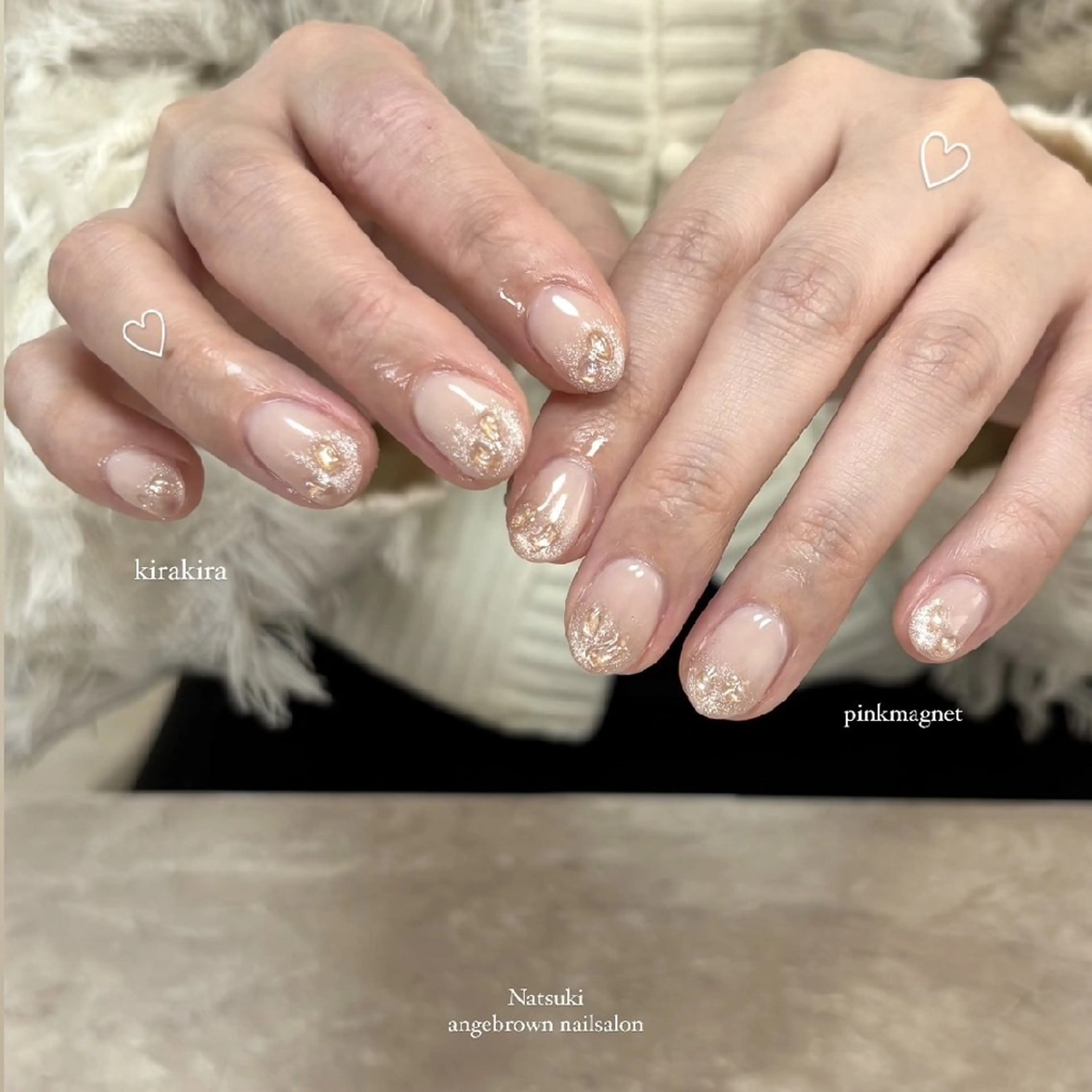 ネイル ハンドネイル ange brownのネイルデザイン