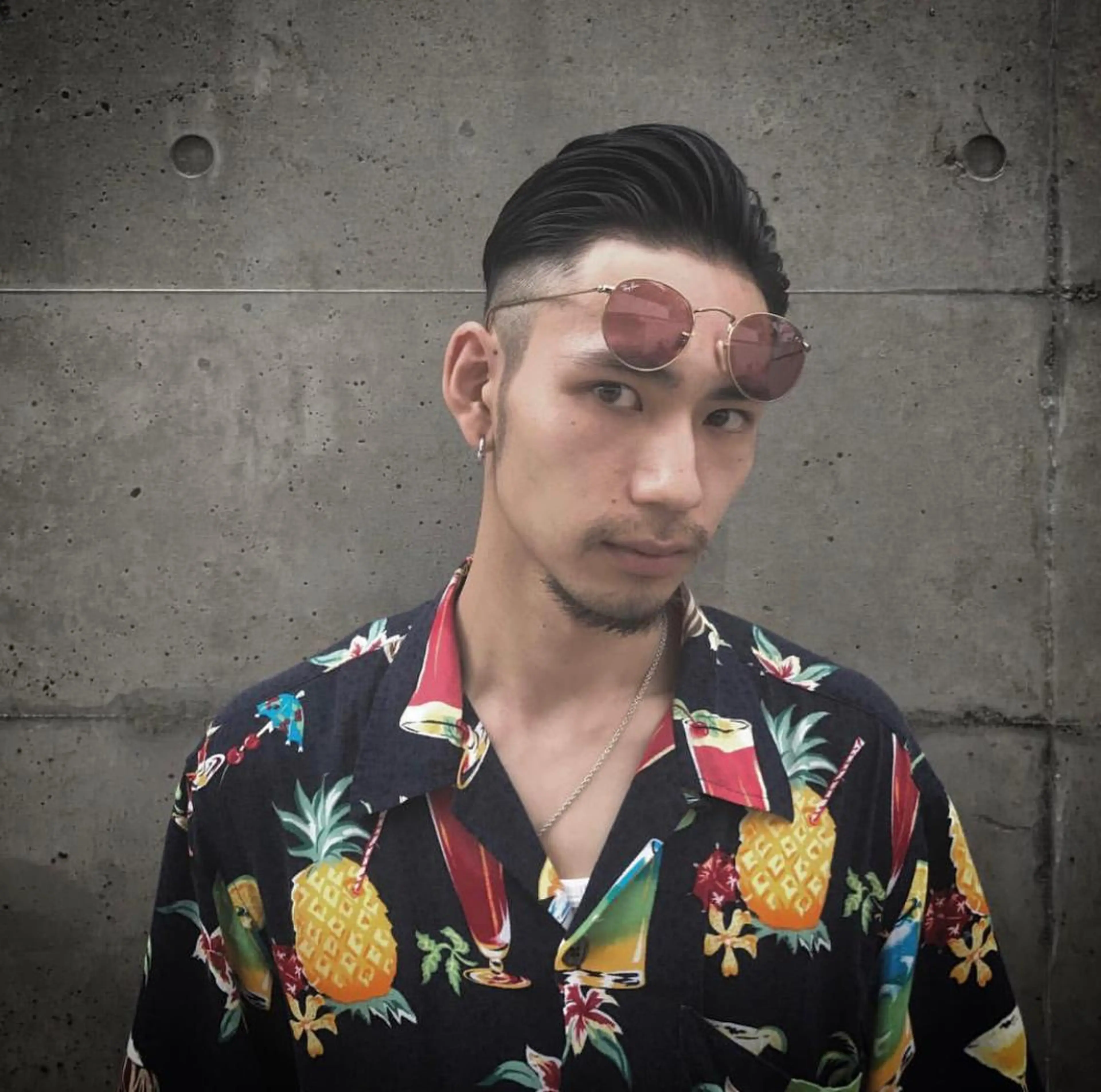 フェードカットの写真