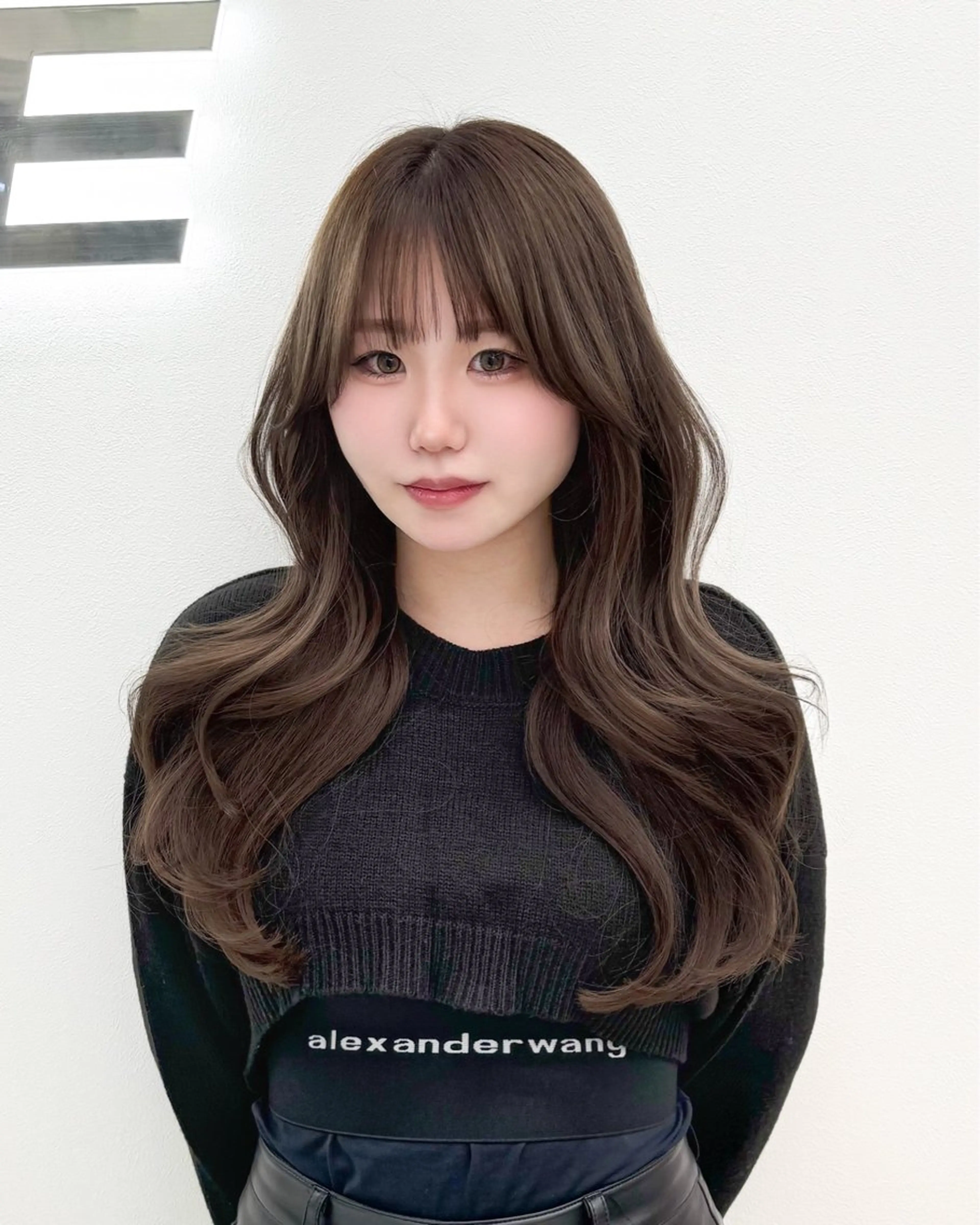 ロング カラー ハッシュカット ヨシンモリ 韓国風ヘア レイヤーカット ワンホンレイヤー 大人っぽ韓国レディ レイヤー🤍RIKUのヘアスタイル