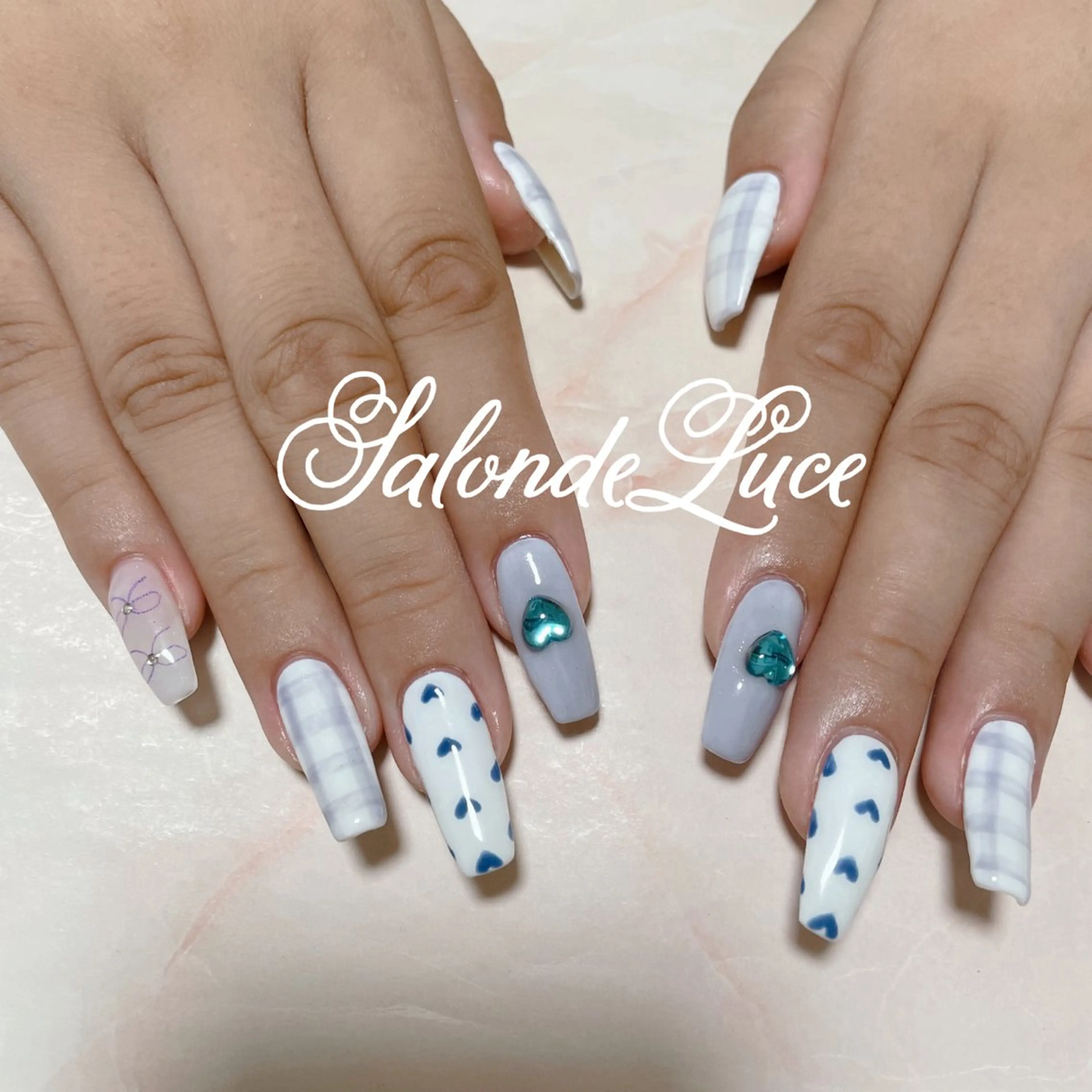 ネイル ハート Salon de Luceのネイルデザイン