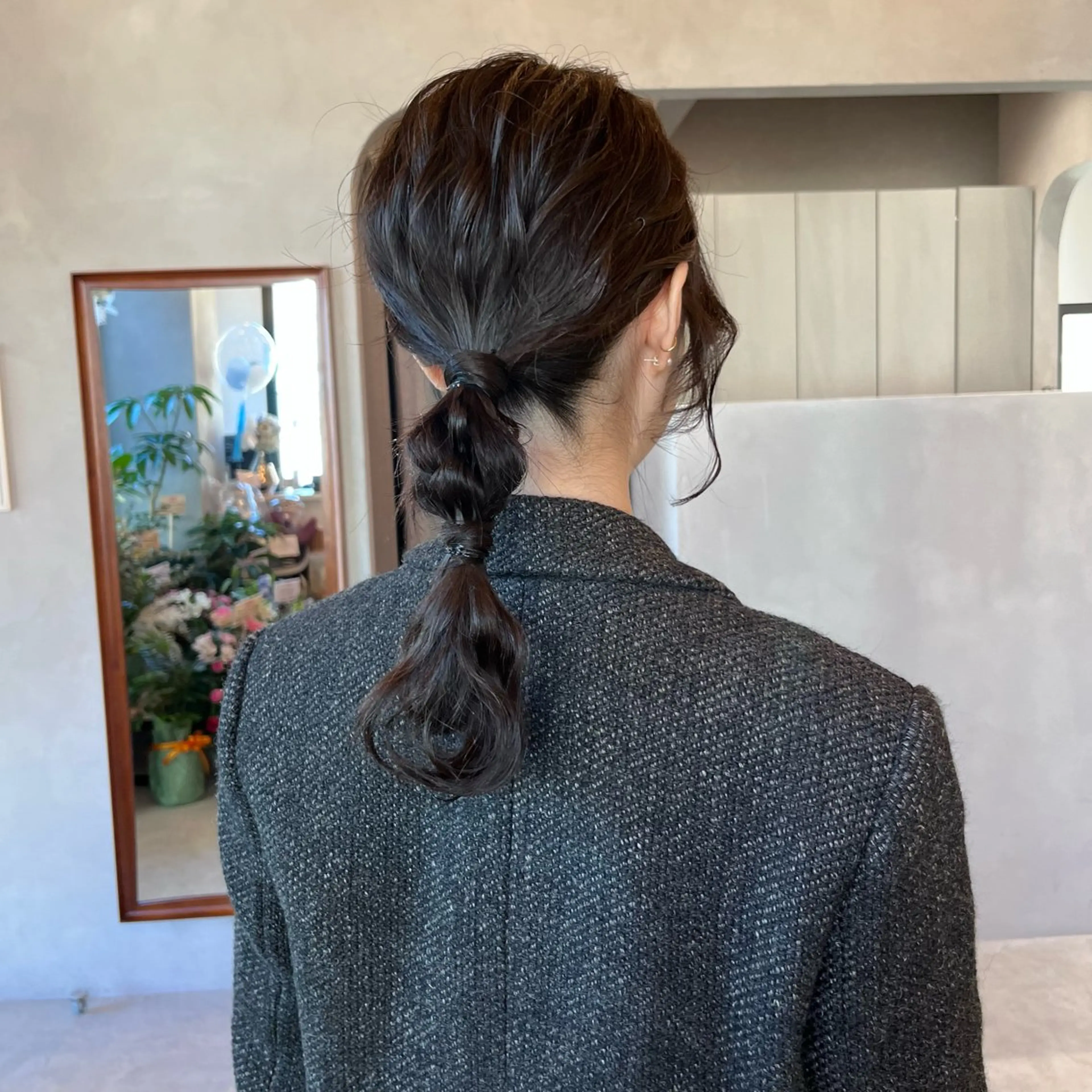 セミロング レイヤーくびれヘア アレンジmanakaのヘアスタイル