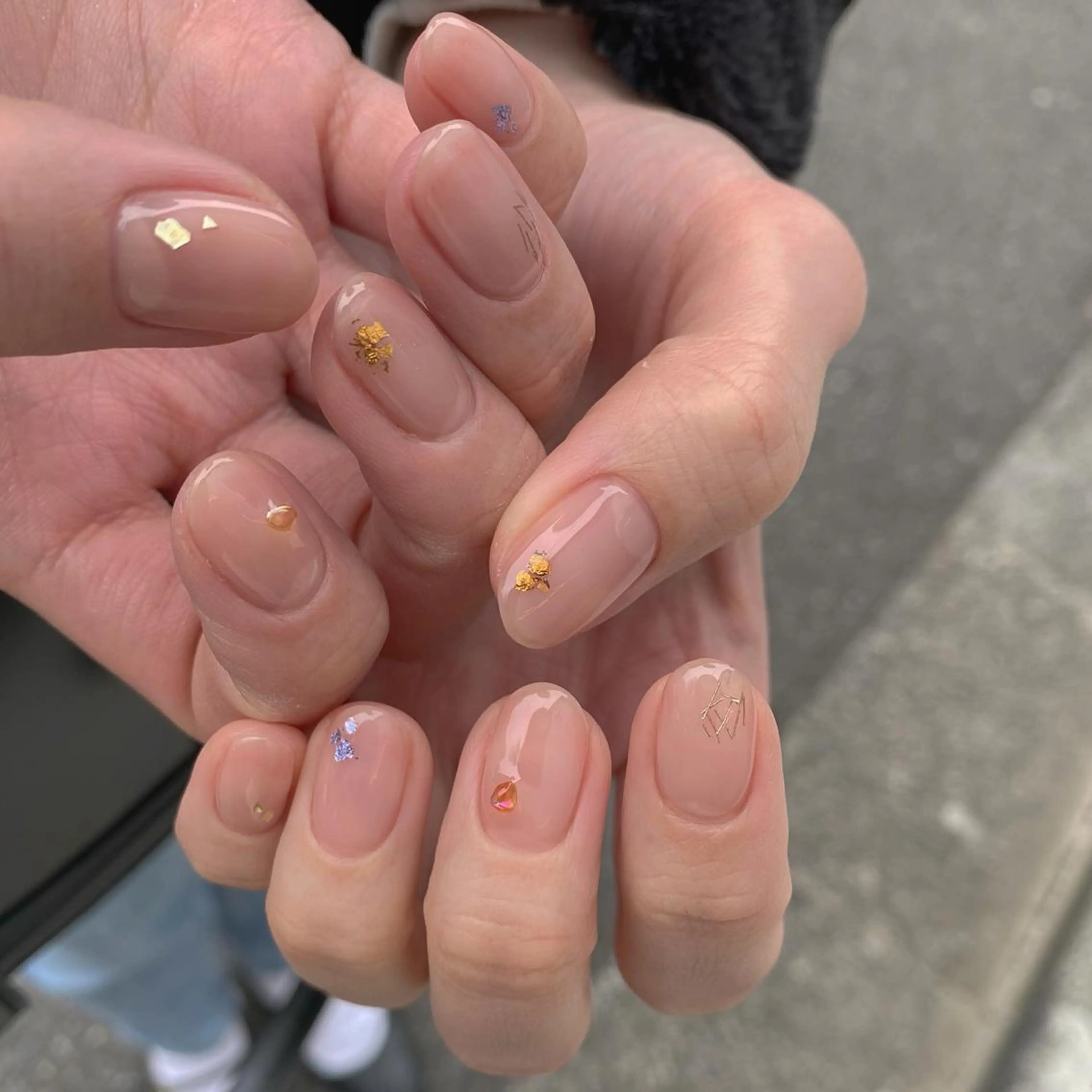 ネイル アートネイル シンプルネイル 🌼大西洋子 laughl🌼のネイルデザイン