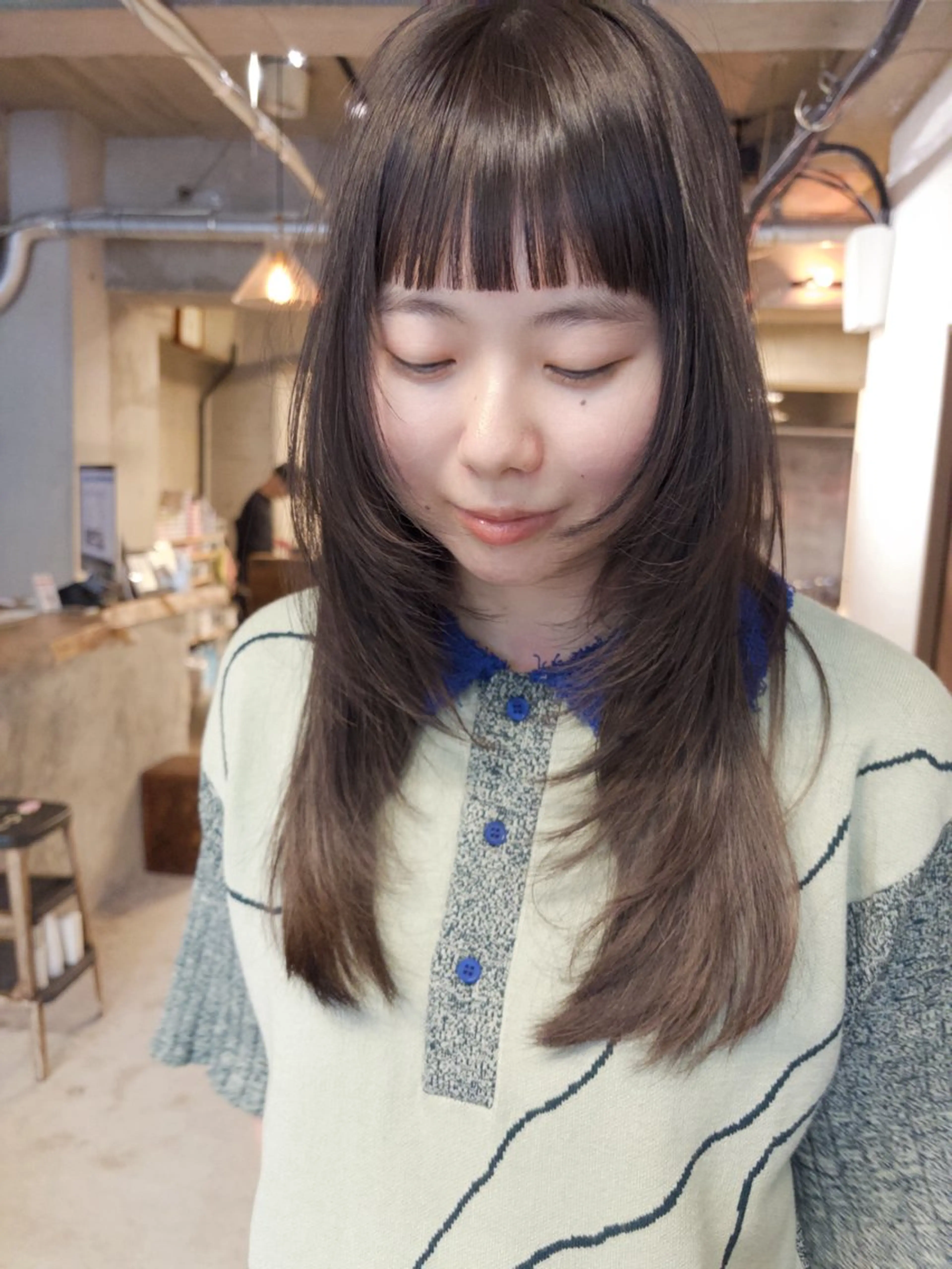 ロング オン眉 Amy.所属・amy. ユナのヘアスタイル