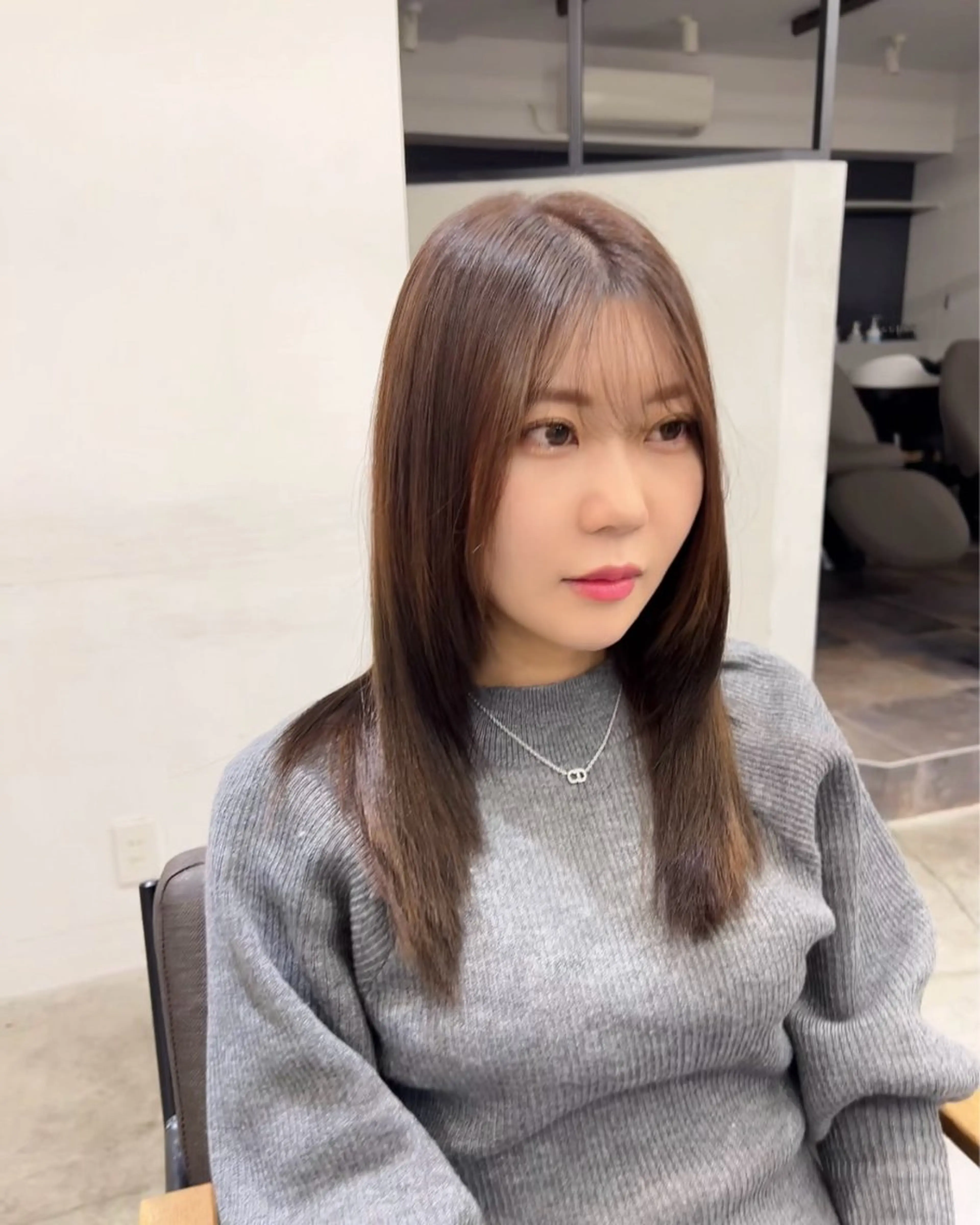 ミディアム カット ヘアカラー トリートメント ✨毛髪診断で絶対綺麗 ✨美髪艶髪専門✨高浪のヘアスタイル