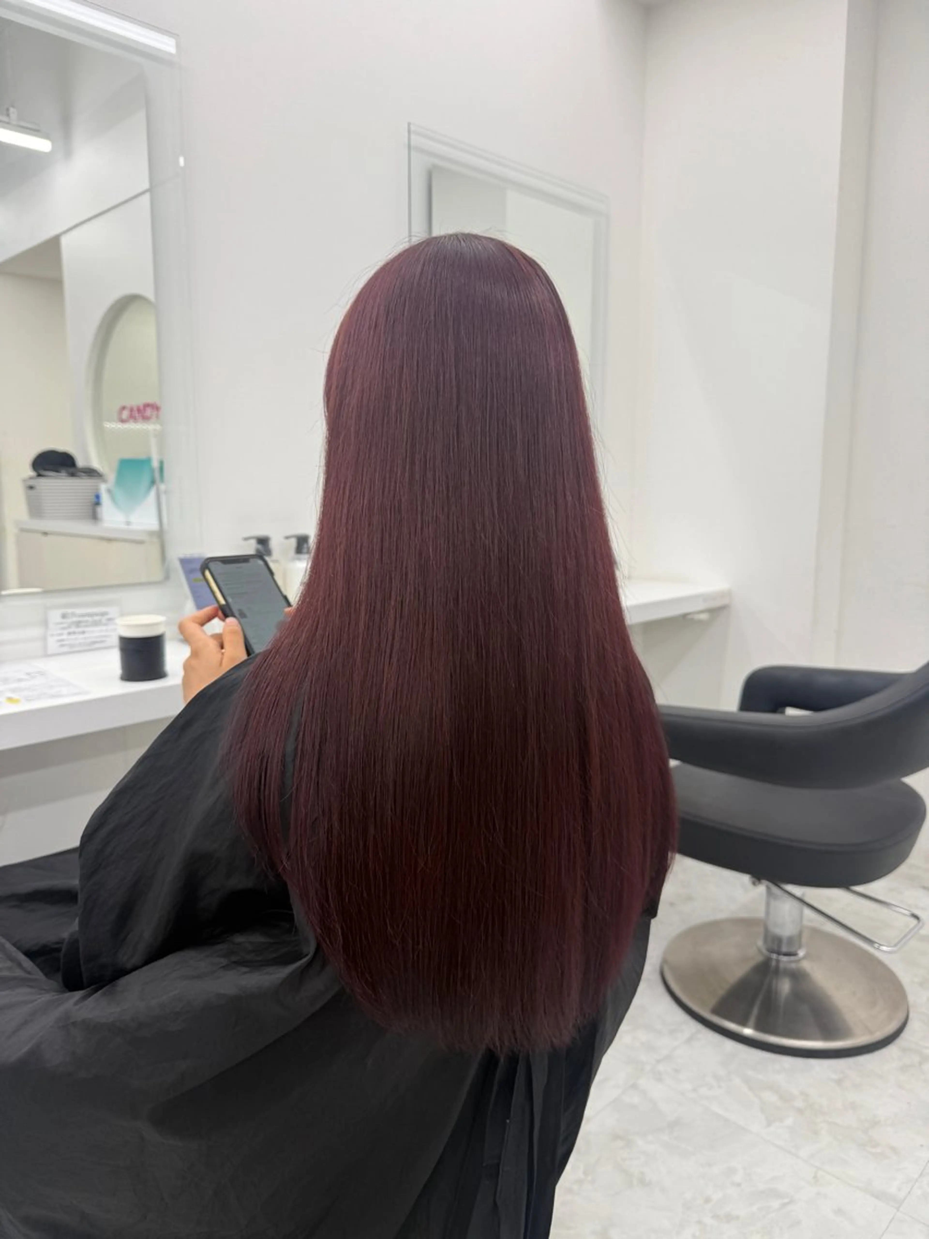 ロング カラー ヘアアレンジ ラベンダーカラー ピンクカラー ピンクラベンダー ヘアカラー トリートメント ヘアセット 🎀Girly艶髪 暖色🎀Harukaのヘアスタイル