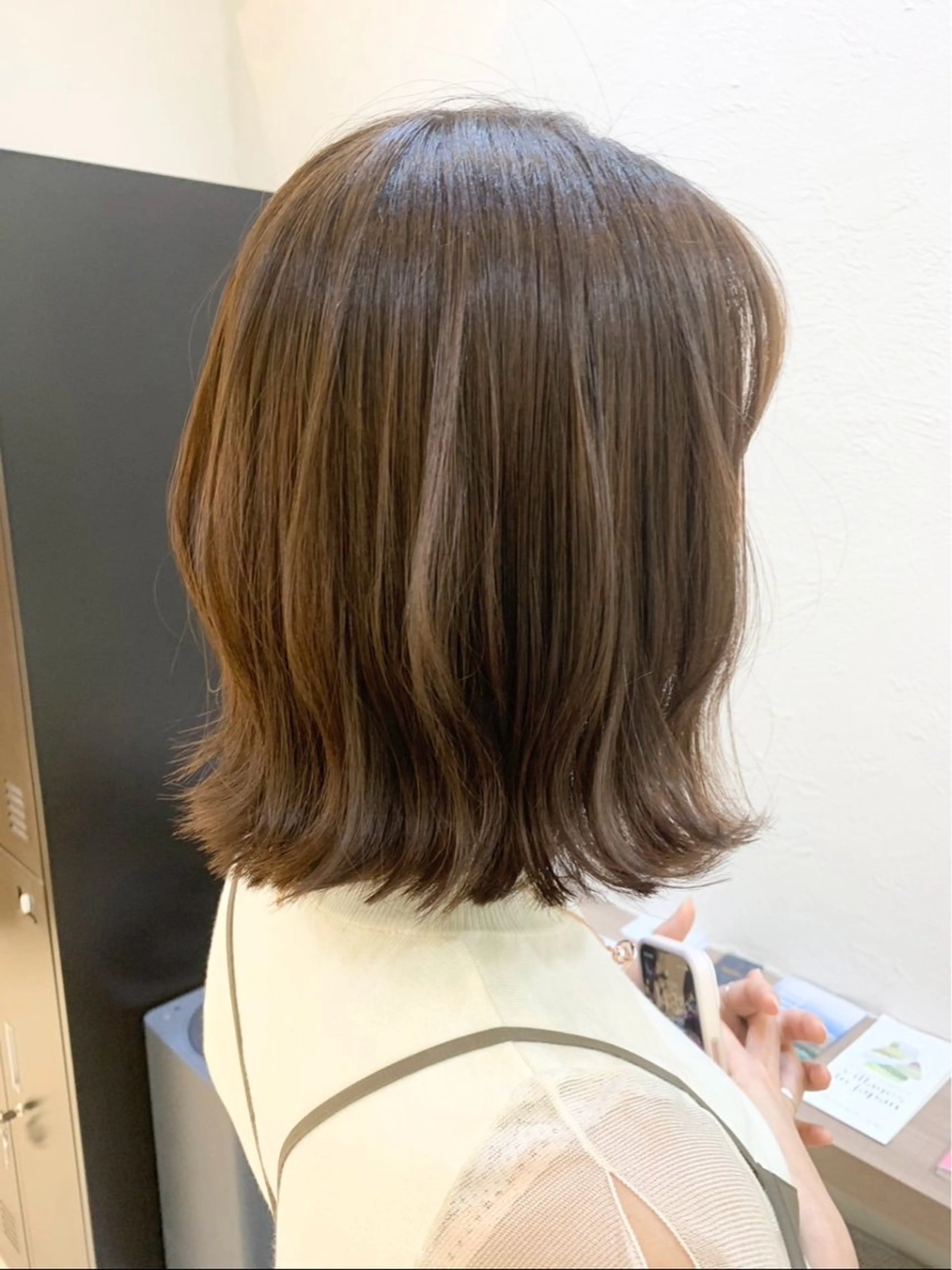 ショート カラー 艶質改善/縮毛矯正 ササキナツミのヘアスタイル