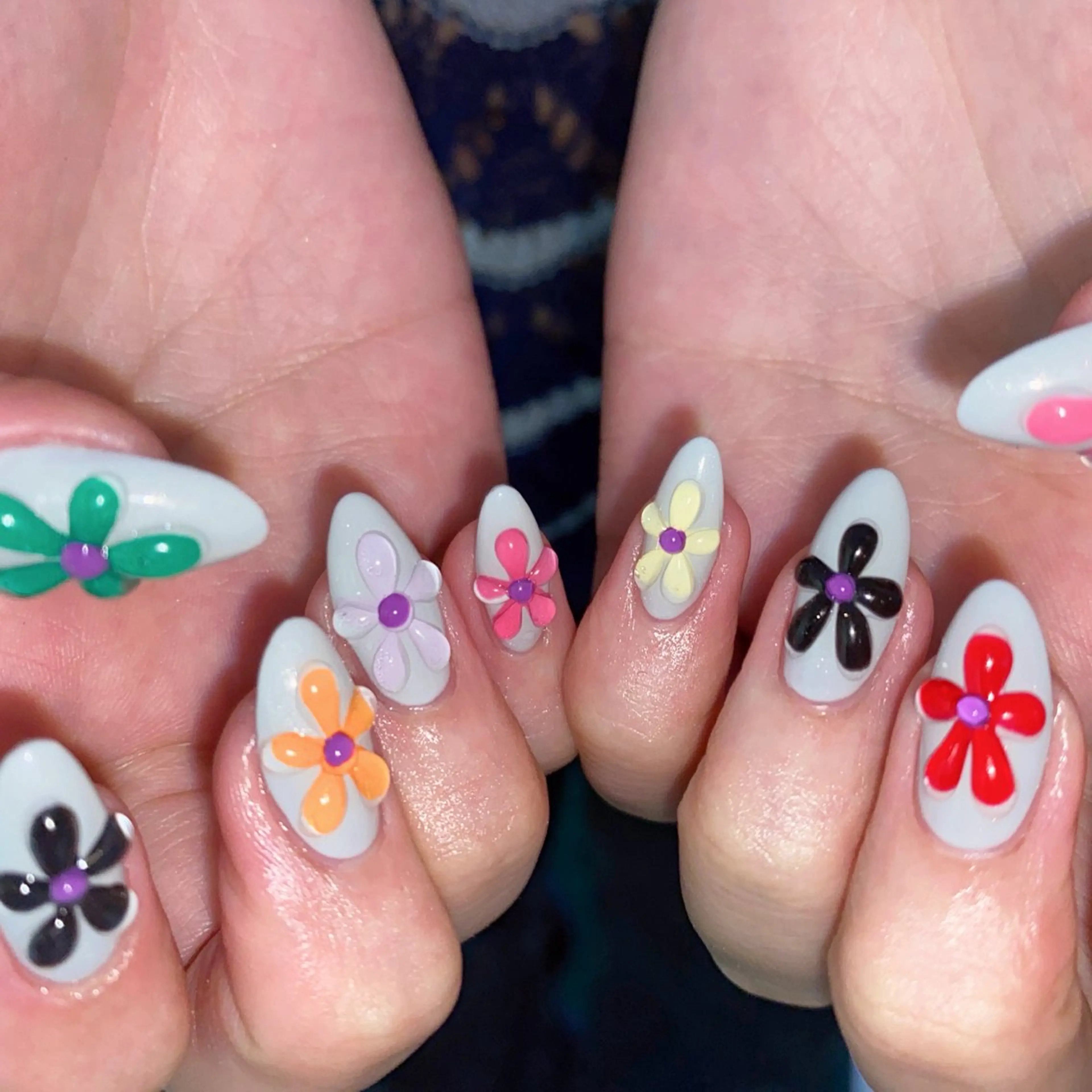 ネイル カジュアル チークネイル フットネイル フレンチネイル ジェルネイル ゆず Nail Salonのネイルデザイン