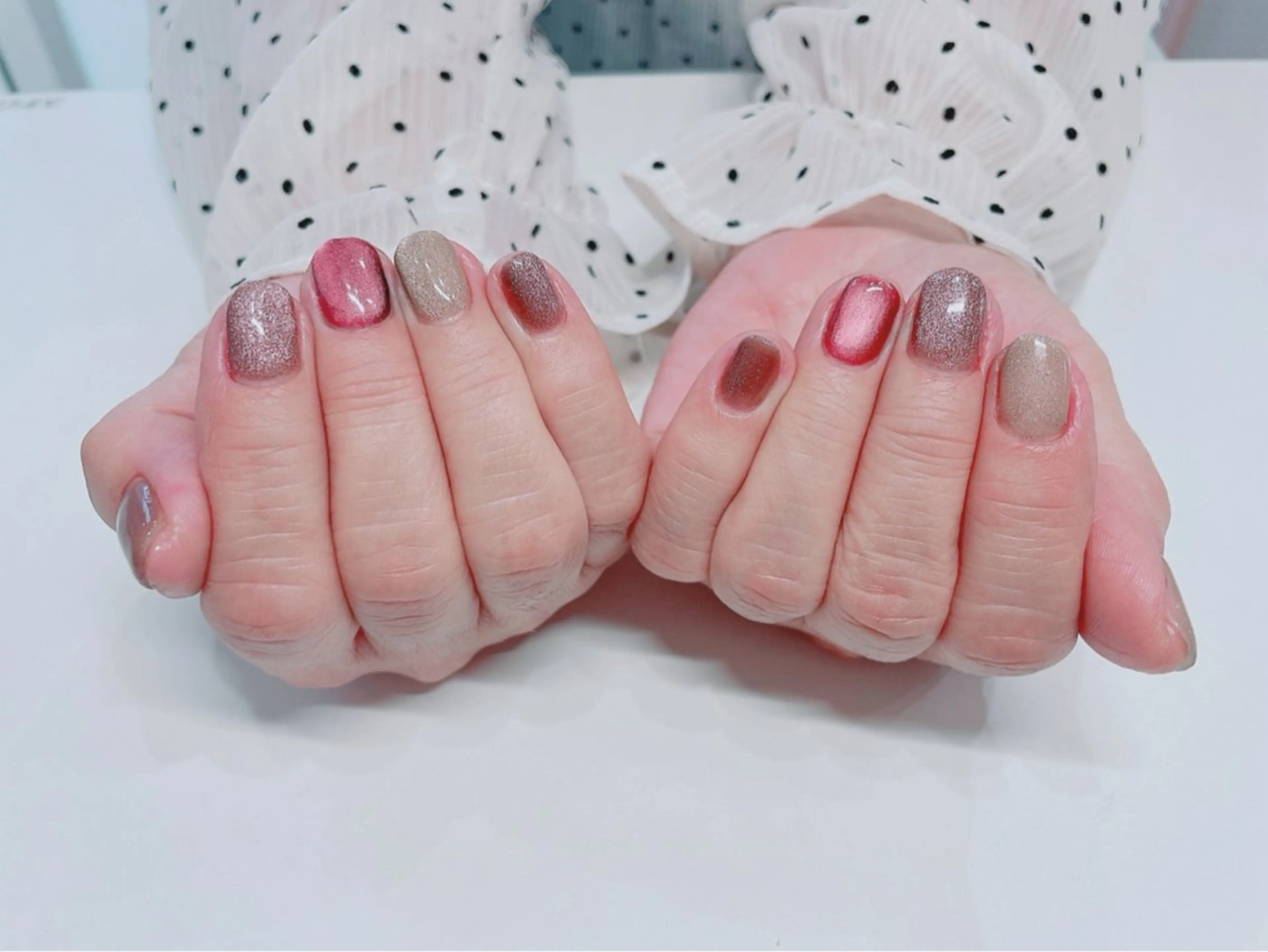 ネイル フラッシュネイル フラッシュマグ Pure 亜里沙のネイルデザイン