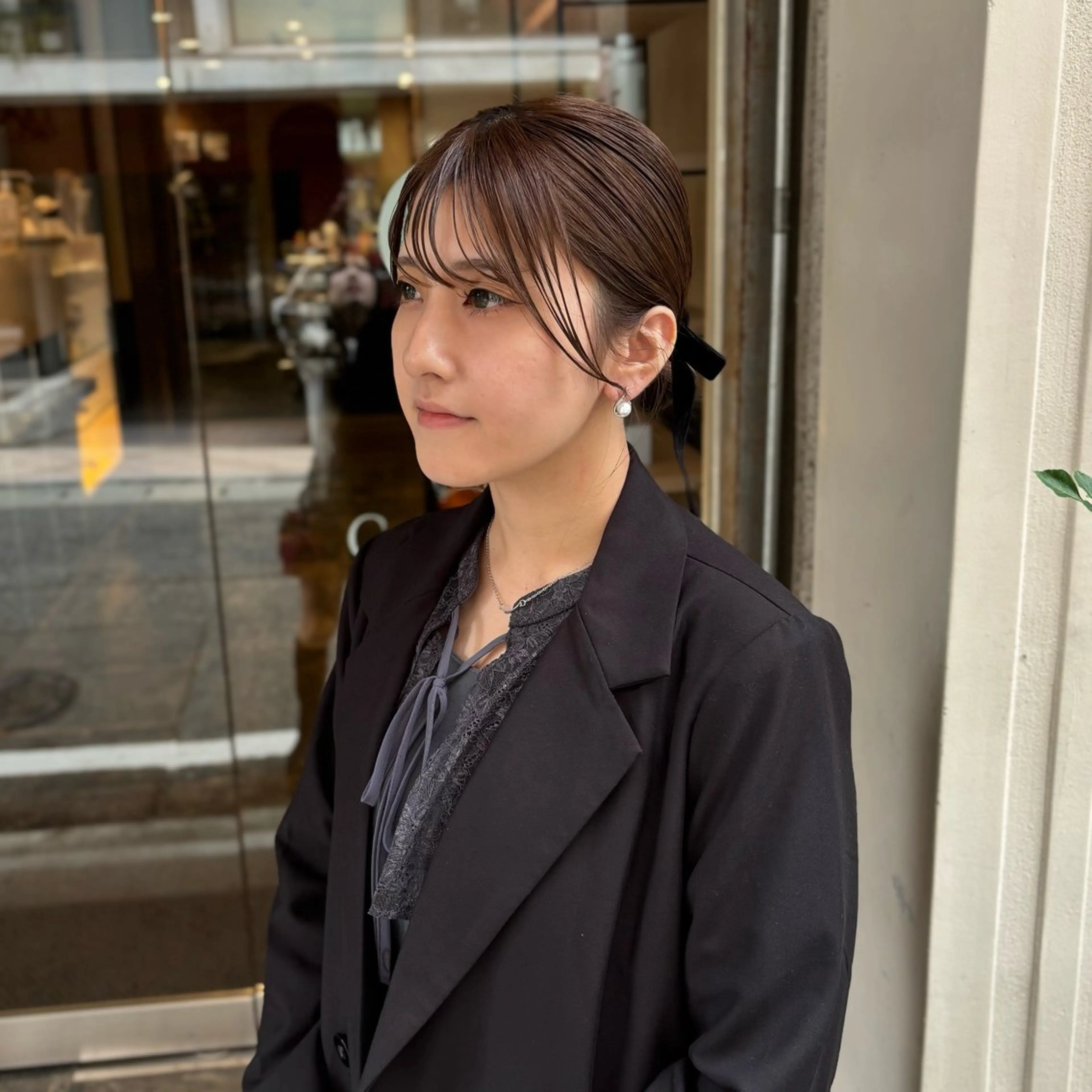 ヘアアレンジ 髪飾り ヘアセット 芦刈 咲来のヘアスタイル
