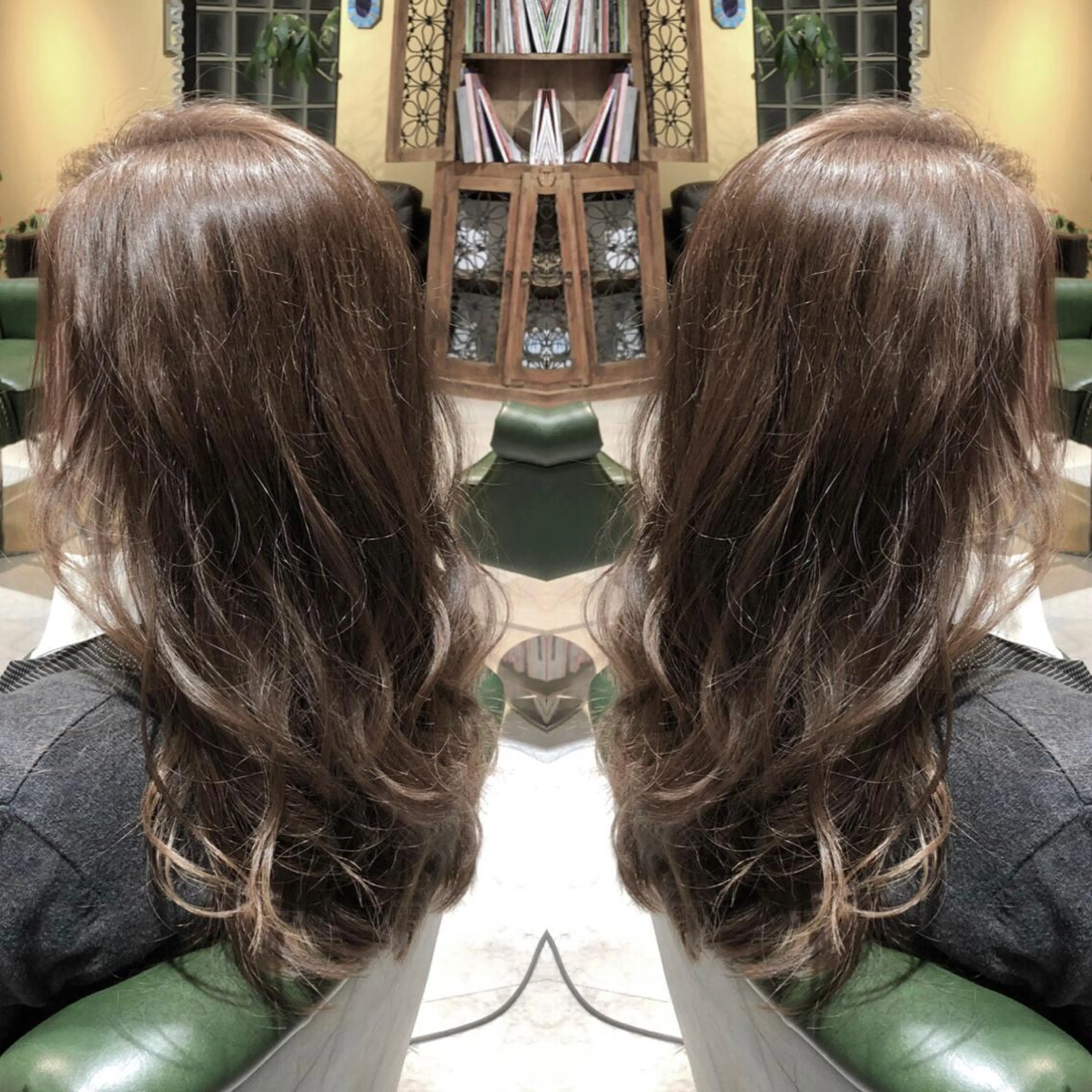 ロング カラー パーマ ヘアアレンジ tocca所属・毎月通える価格♪ 杉本真基のヘアスタイル