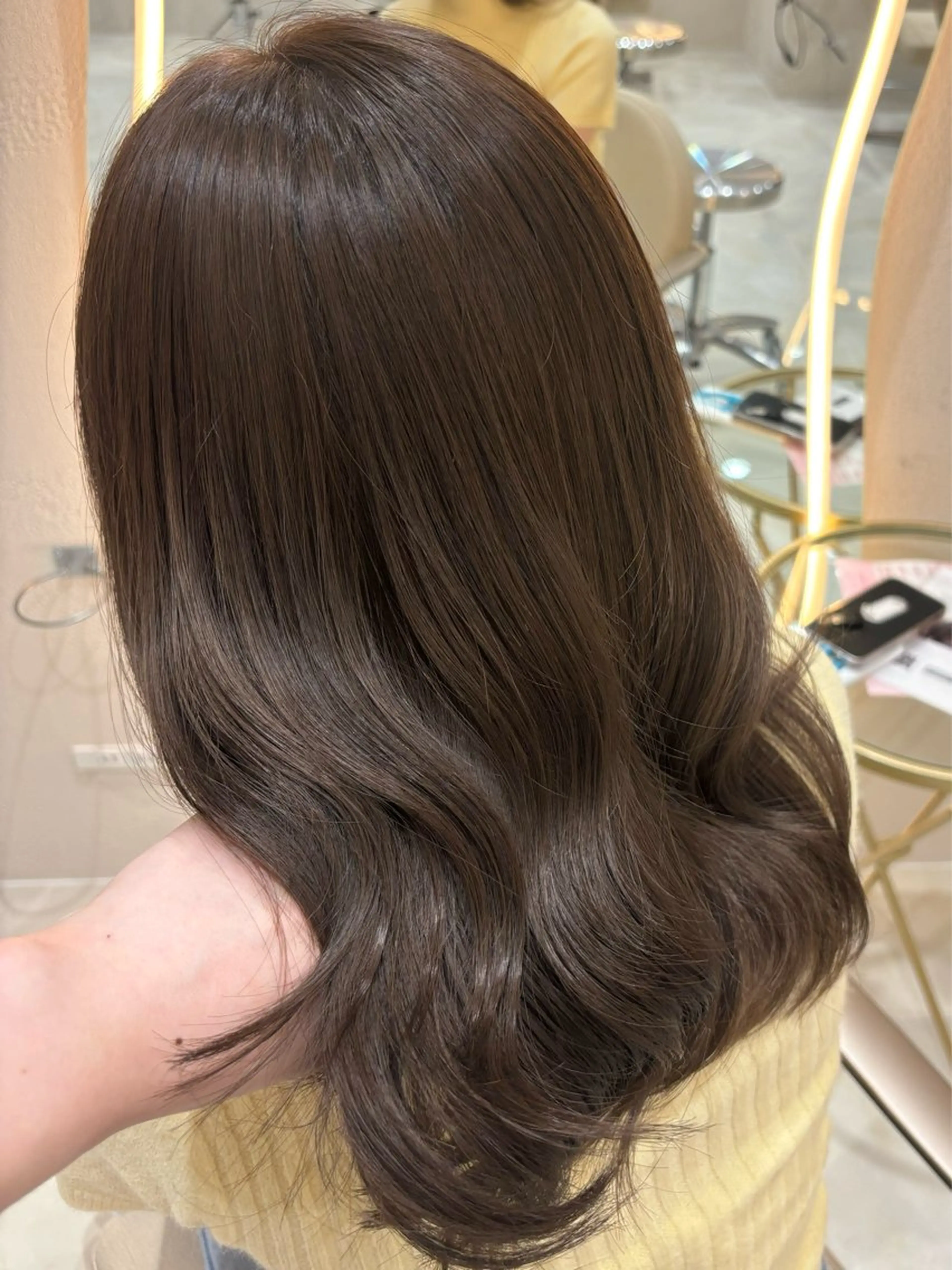 ロング カラー ブラウンカラー 武藤 胡桃のヘアスタイル