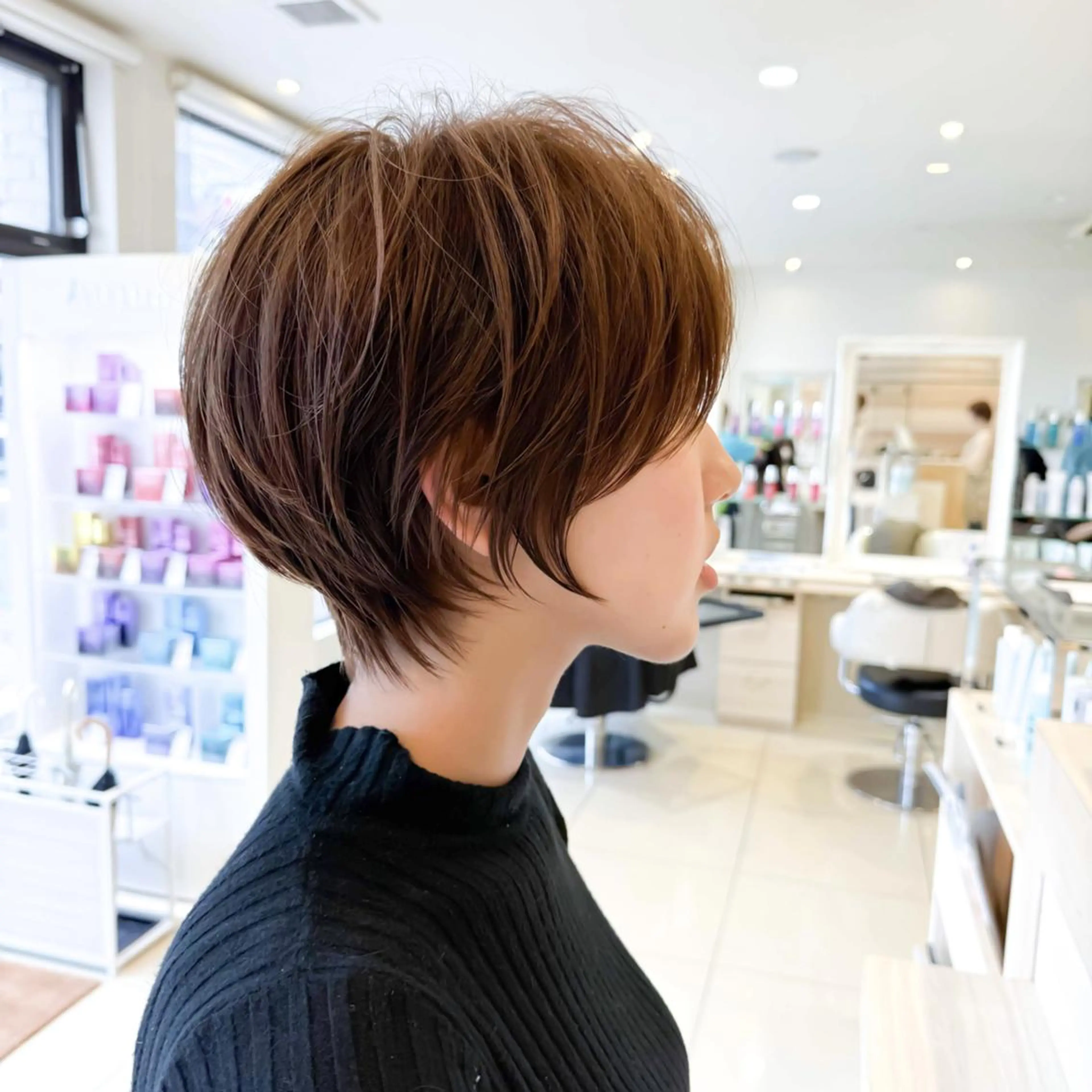 ショート 石母田 遥香のヘアスタイル