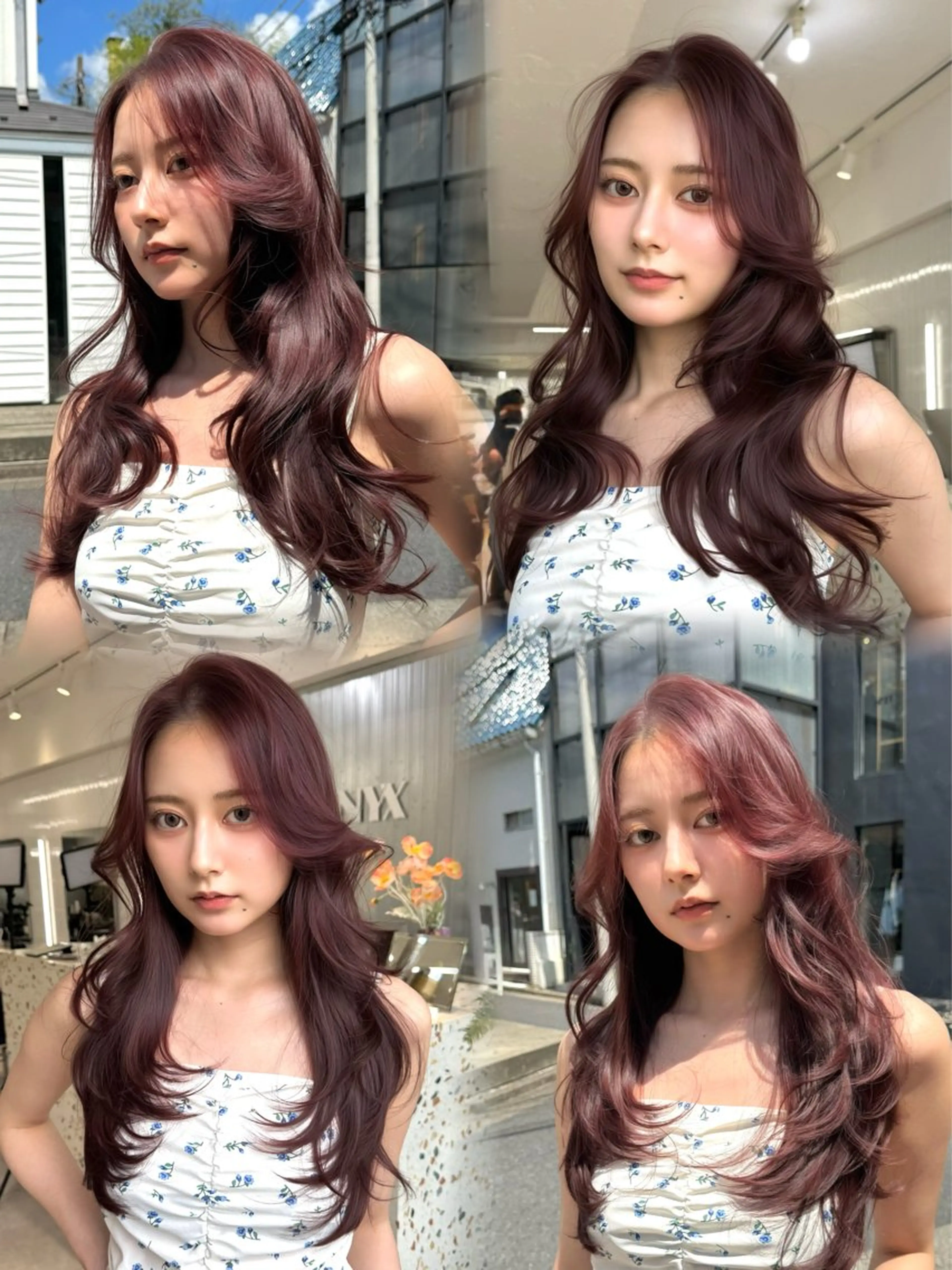 ロング カラー ヘアアレンジ カット ヘアカラー トリートメント ONYX【オニキス】所属・韓国レイヤーカット/ 髪質改善/郷家拓斗のヘアスタイル