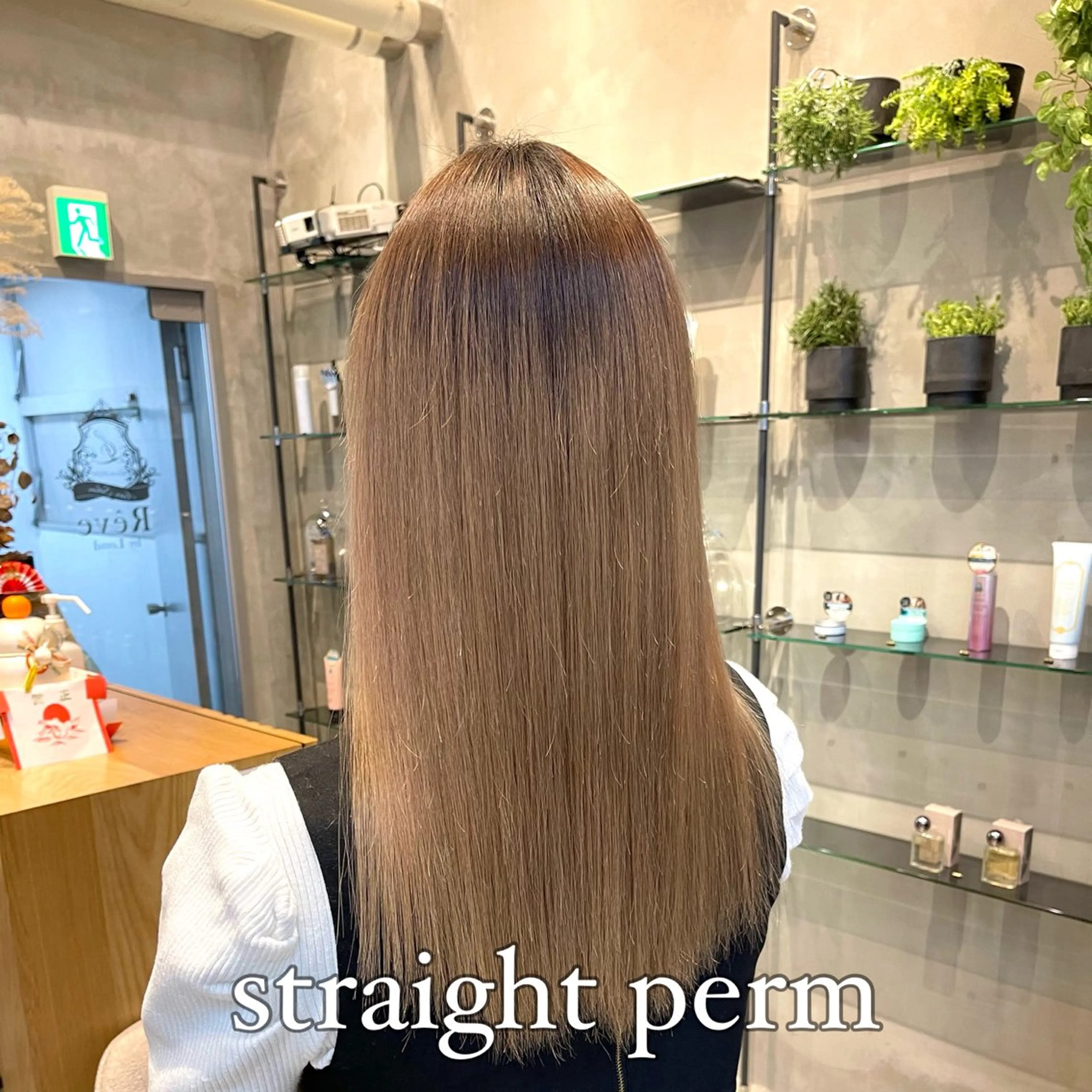 ロング カット 縮毛矯正 トリートメント ✨縮毛矯正　韓国ヘア レイヤー✨大濱快斗のヘアスタイル