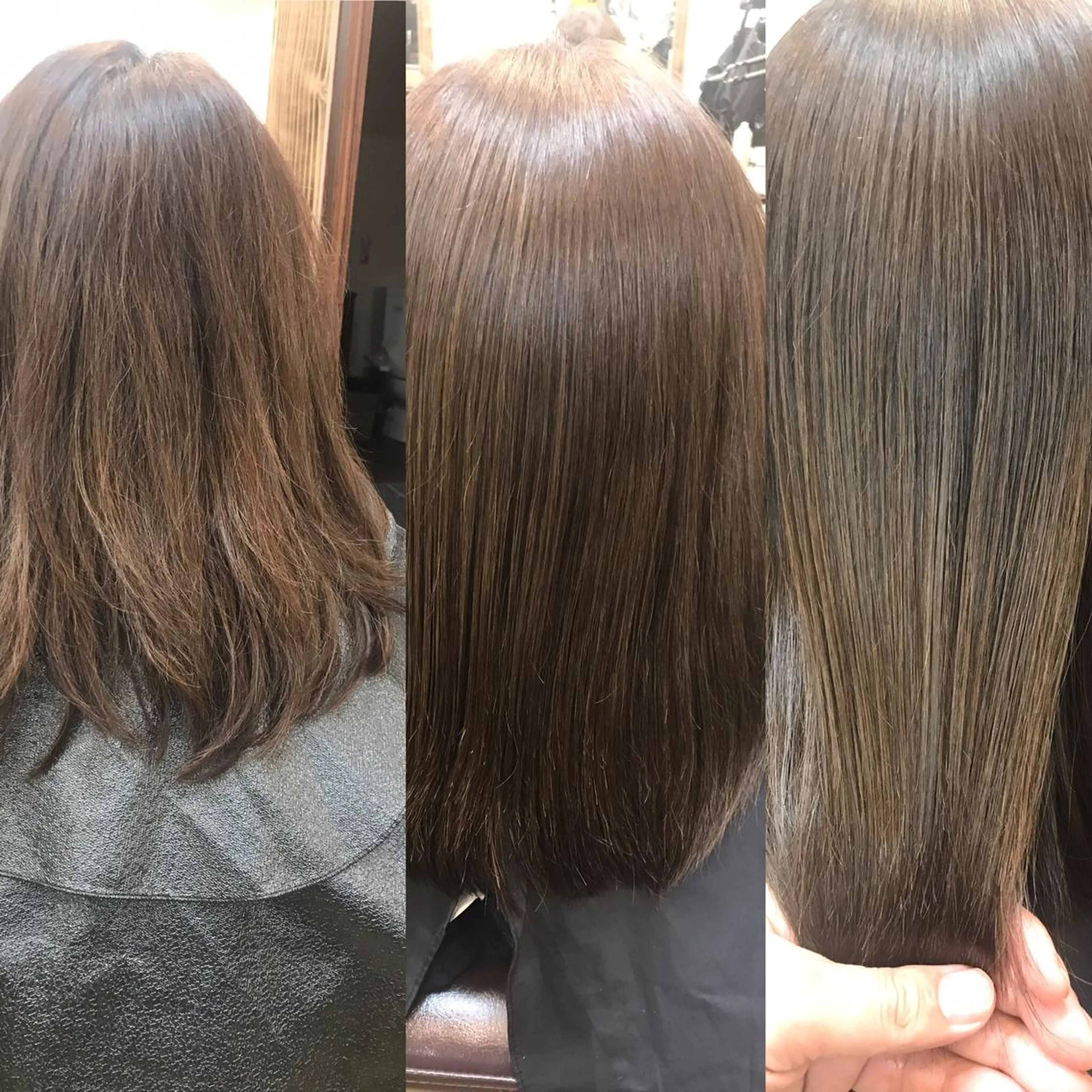 セミロング カット トリートメント 髪穂庵 カミノキモチ所属・宮脇 雄司のヘアスタイル