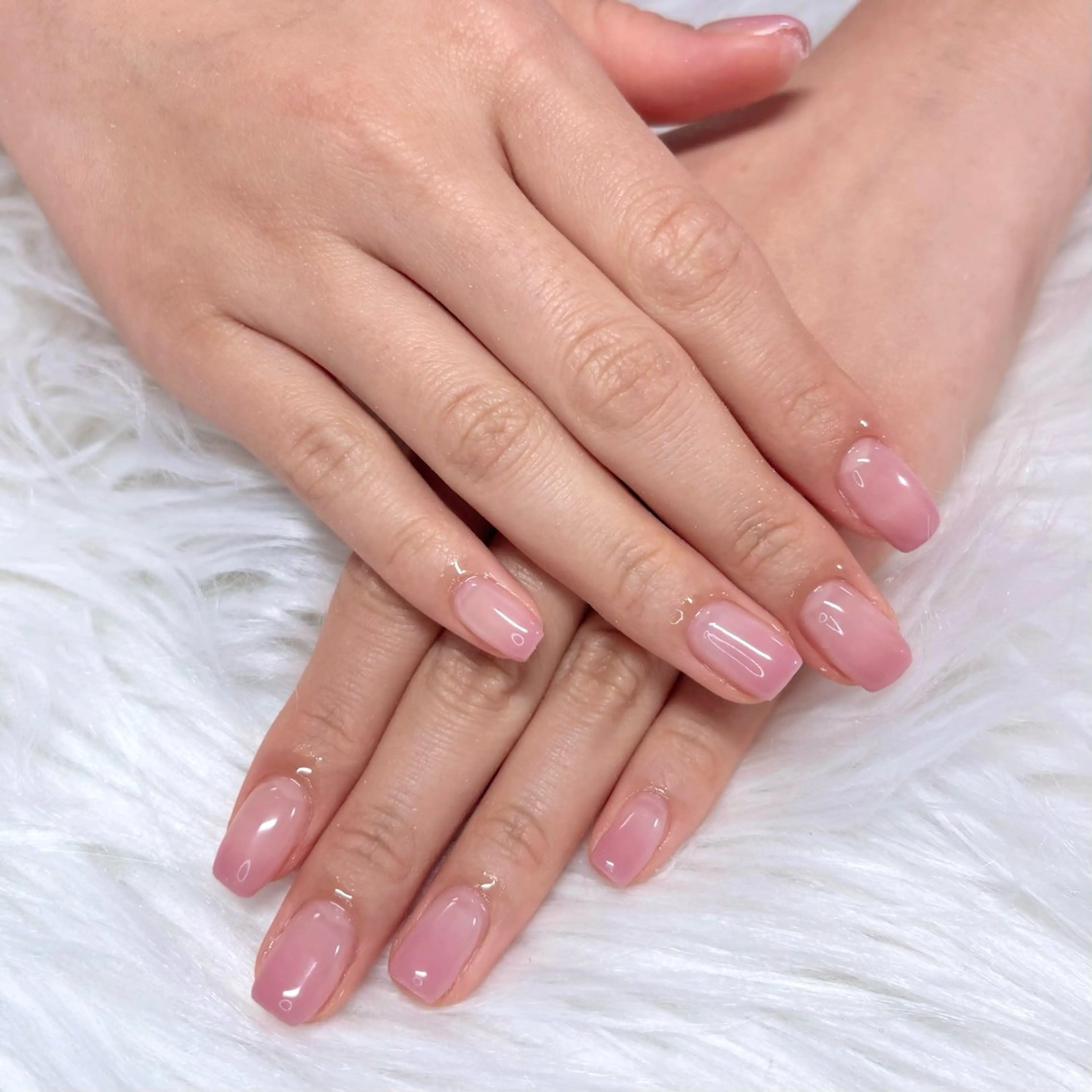 ネイル グラデーション ピンク ハンドネイル Noix nailのネイルデザイン