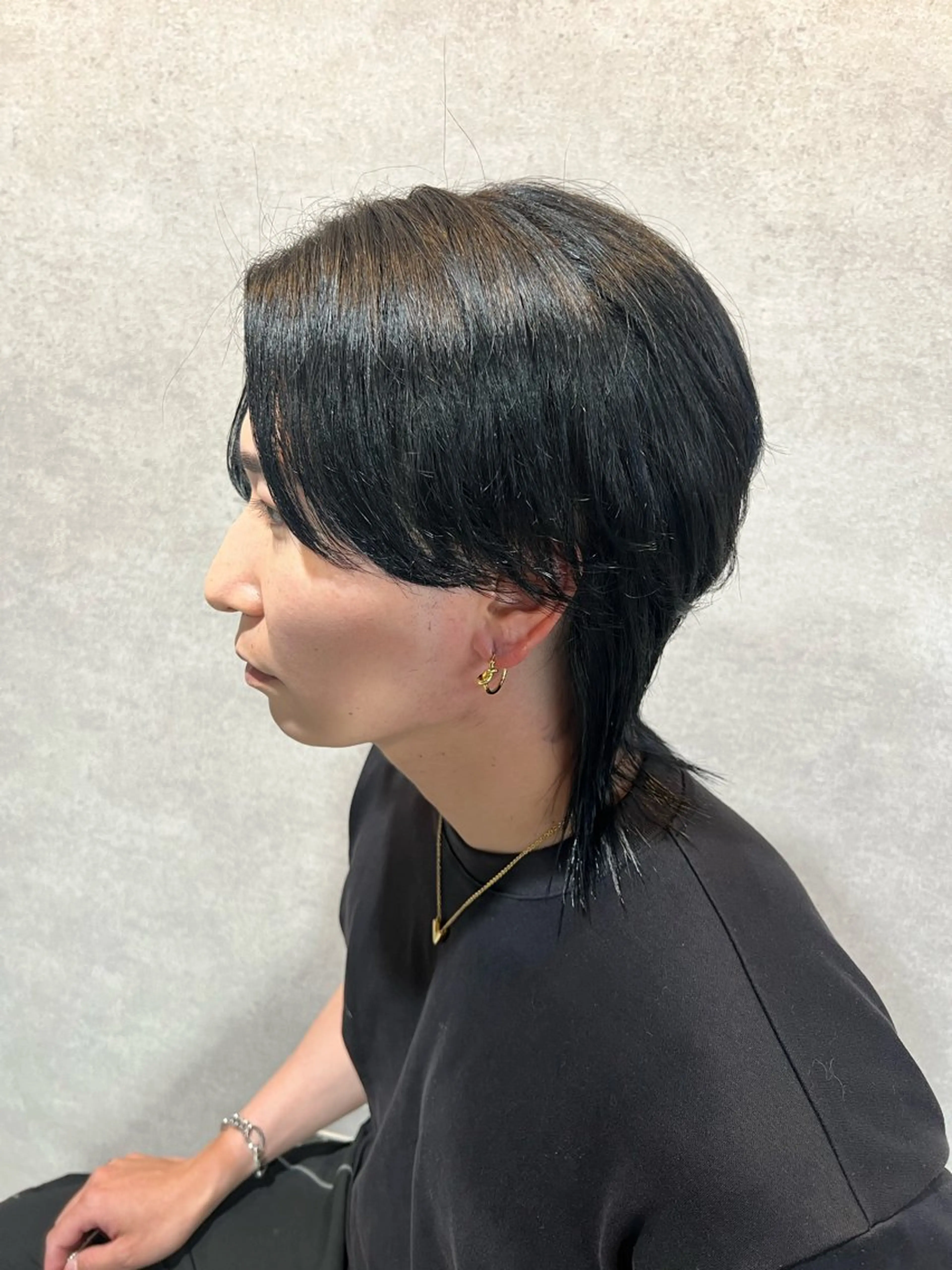 ショート カラー パーマ ヘアアレンジ メンズ センターパート メンズハイライト メンズメッシュ マッシュ メンズパーマ メンズに優しい🔥メ ンズ特化/BLUCKのヘアスタイル