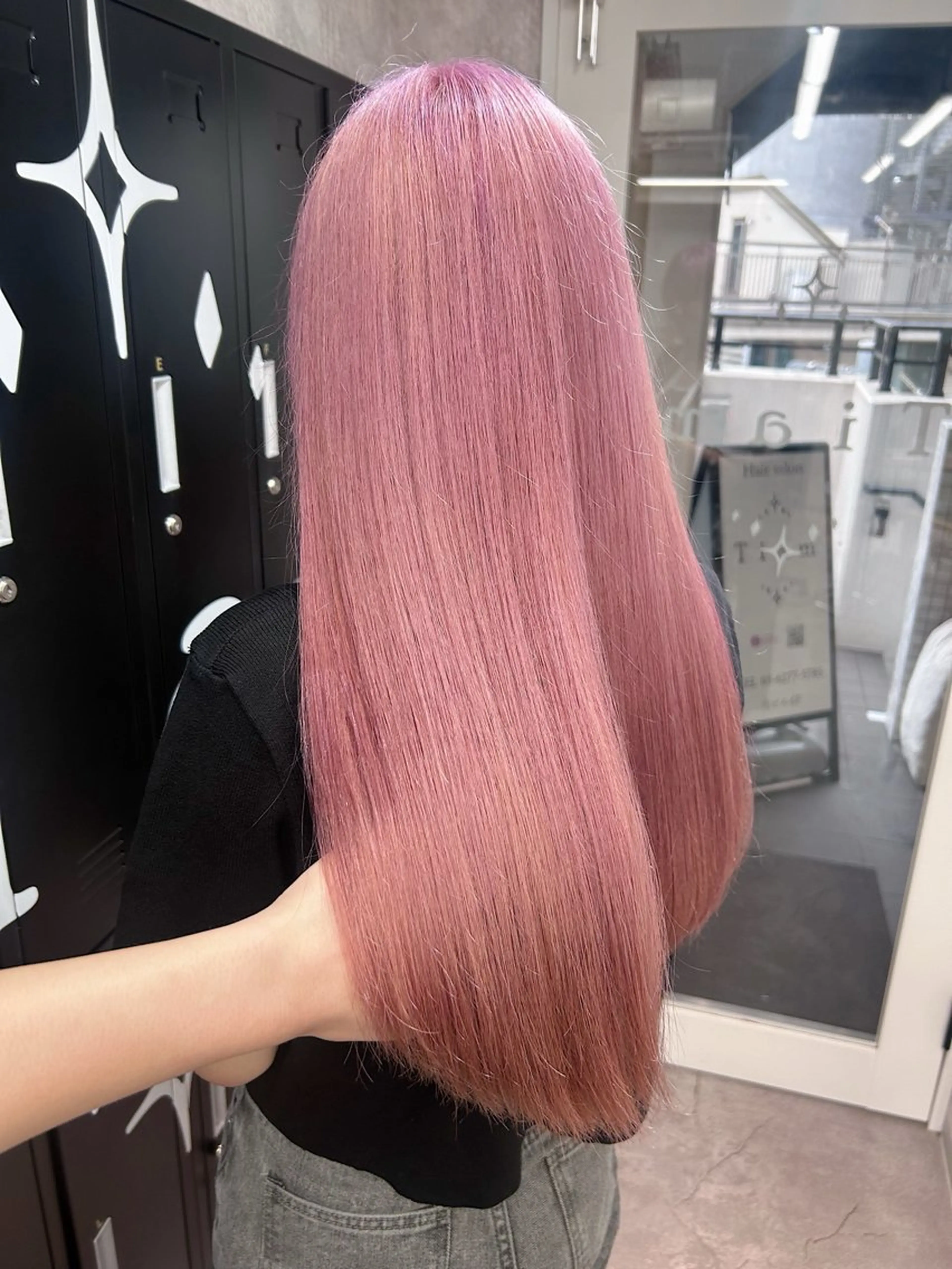 ロング カラー ヘアカラー トリートメント ヘアセット 💕誰より可愛い💕 ピンク🎀YUUKAのヘアスタイル