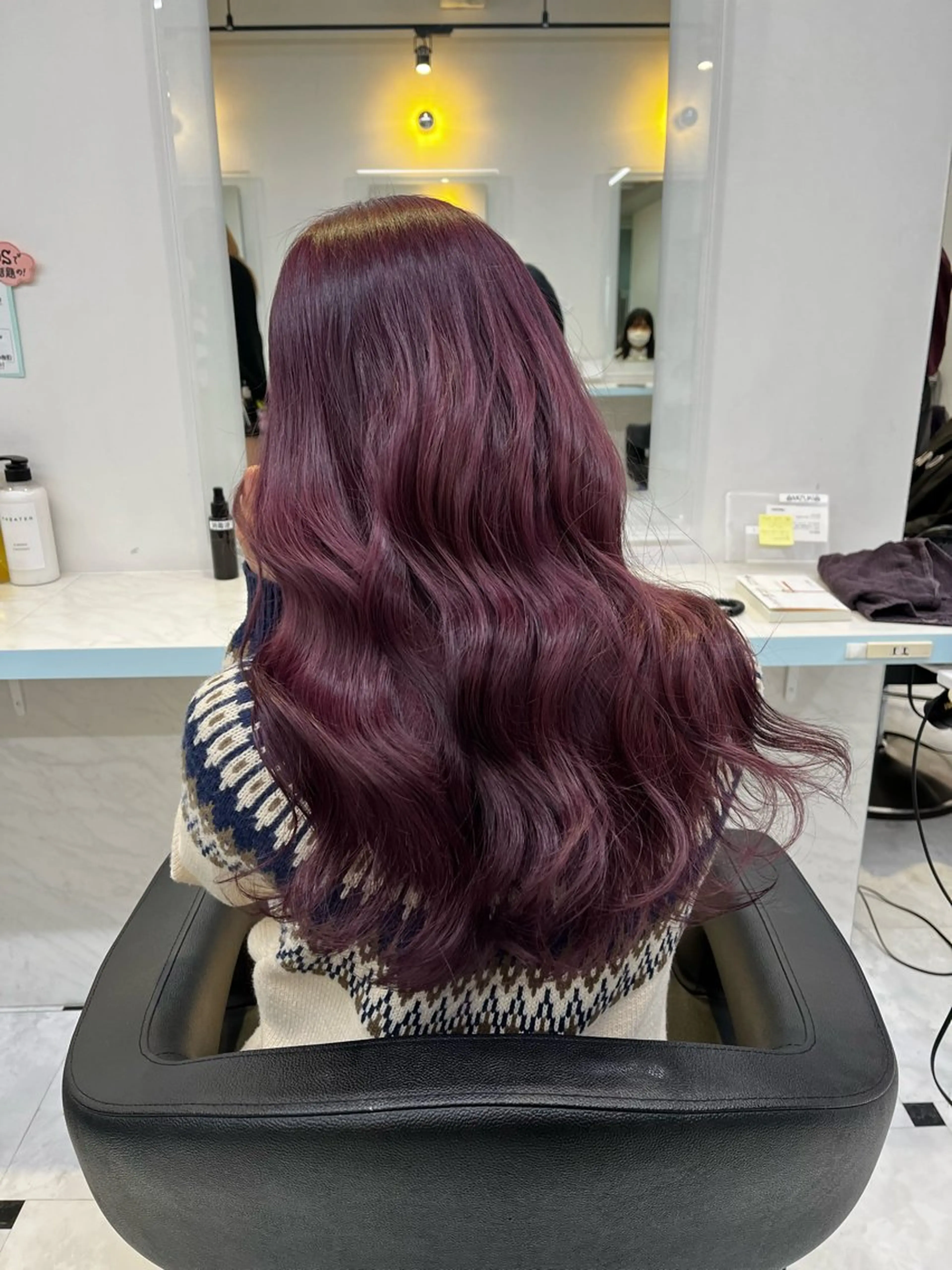 ロング カラー ヘアカラー トリートメント ブリーチカラー 🩵MIZUKIのヘアスタイル